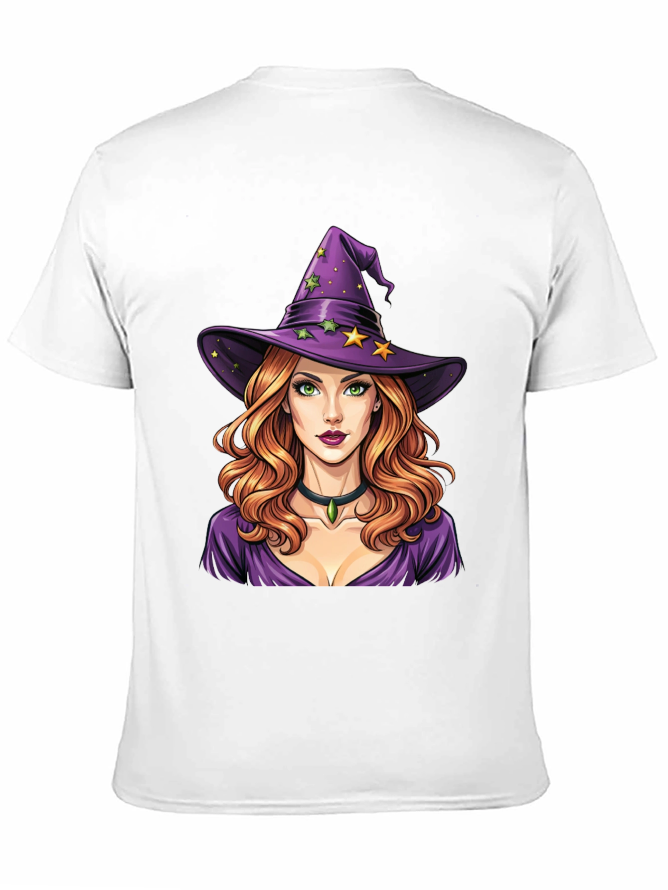 Witch Graphic Tee - Halloween Style