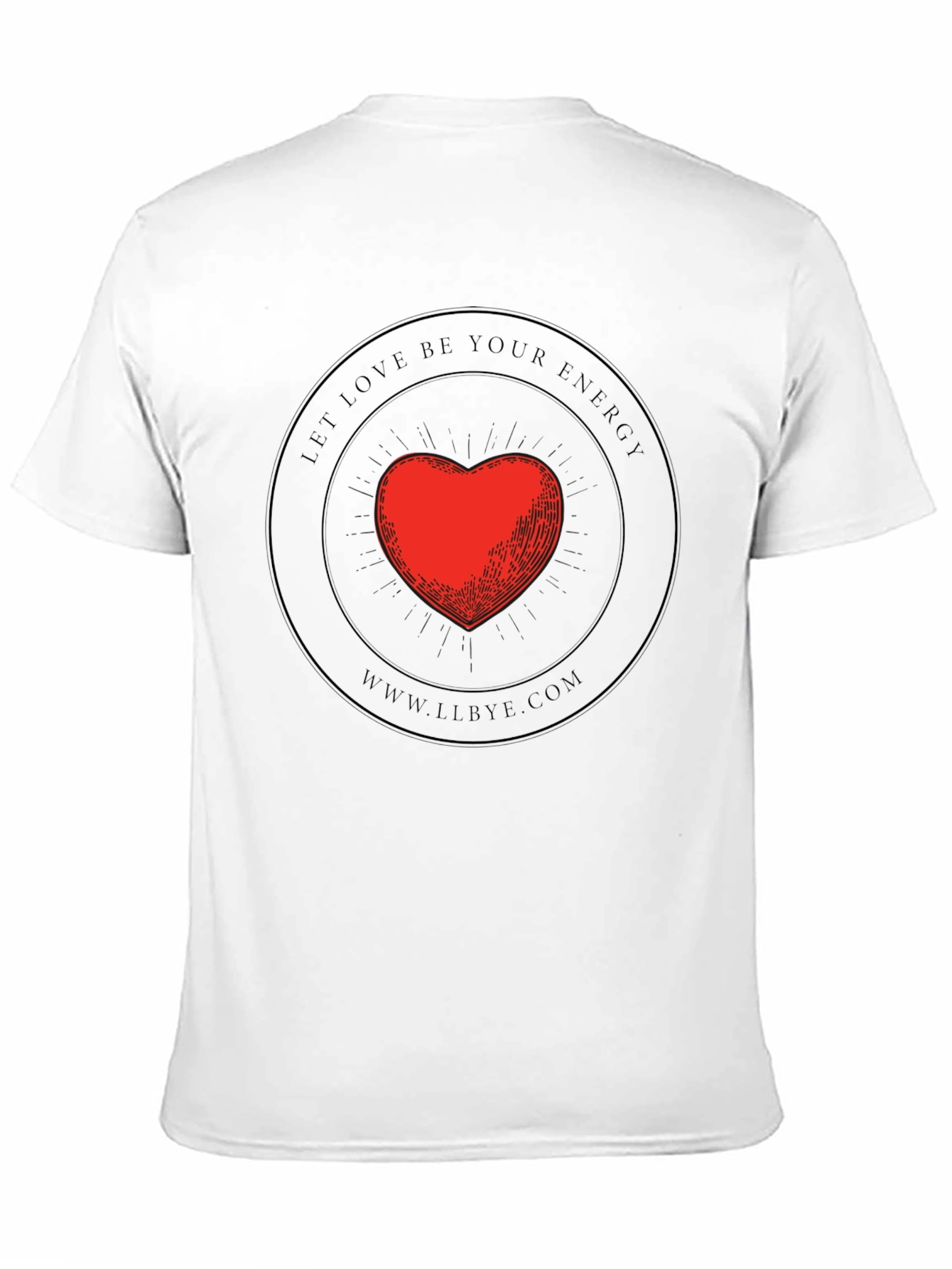 Love Energy Graphic Tee - Black Cotton Blend Shirt