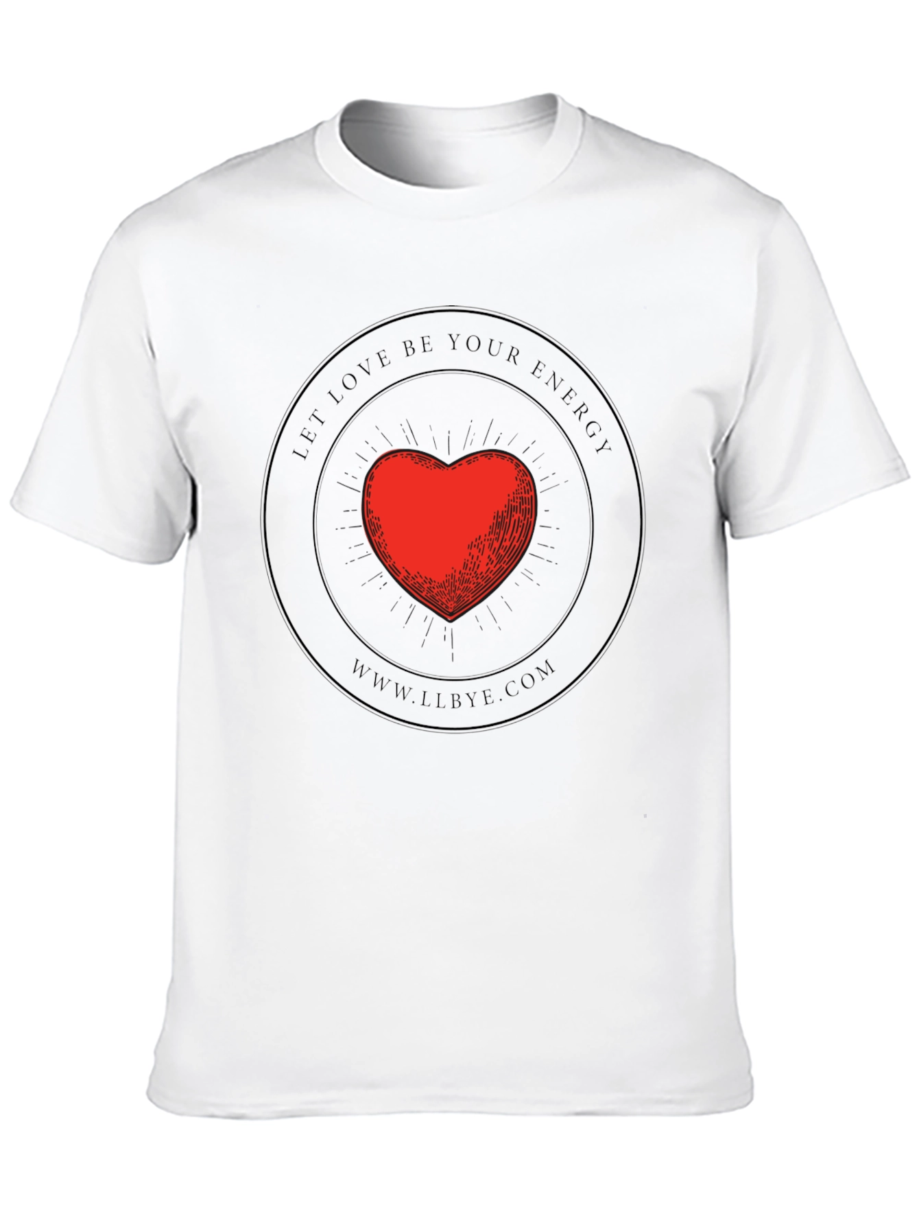Love Energy Graphic Tee - Black Cotton Blend Shirt