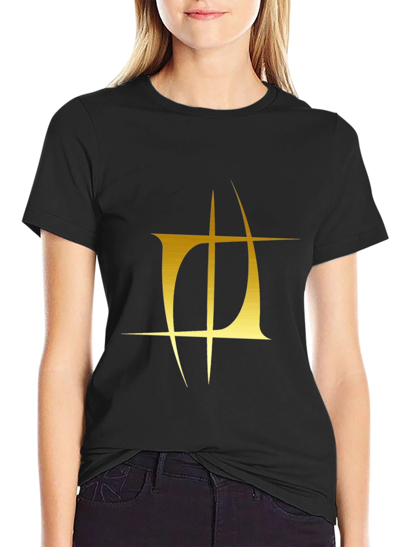 Golden Symbol Black T-Shirt