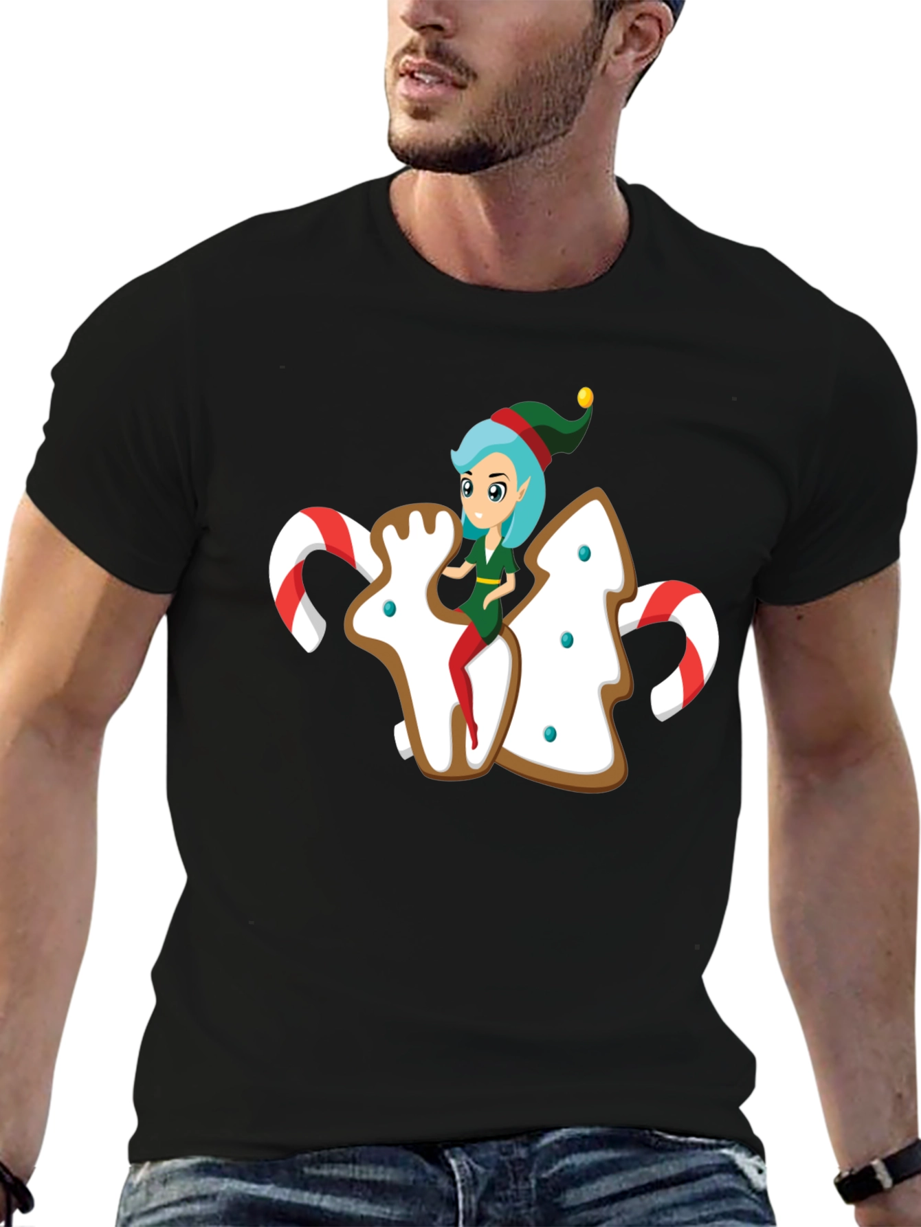 Festive Holiday Elf T-Shirt