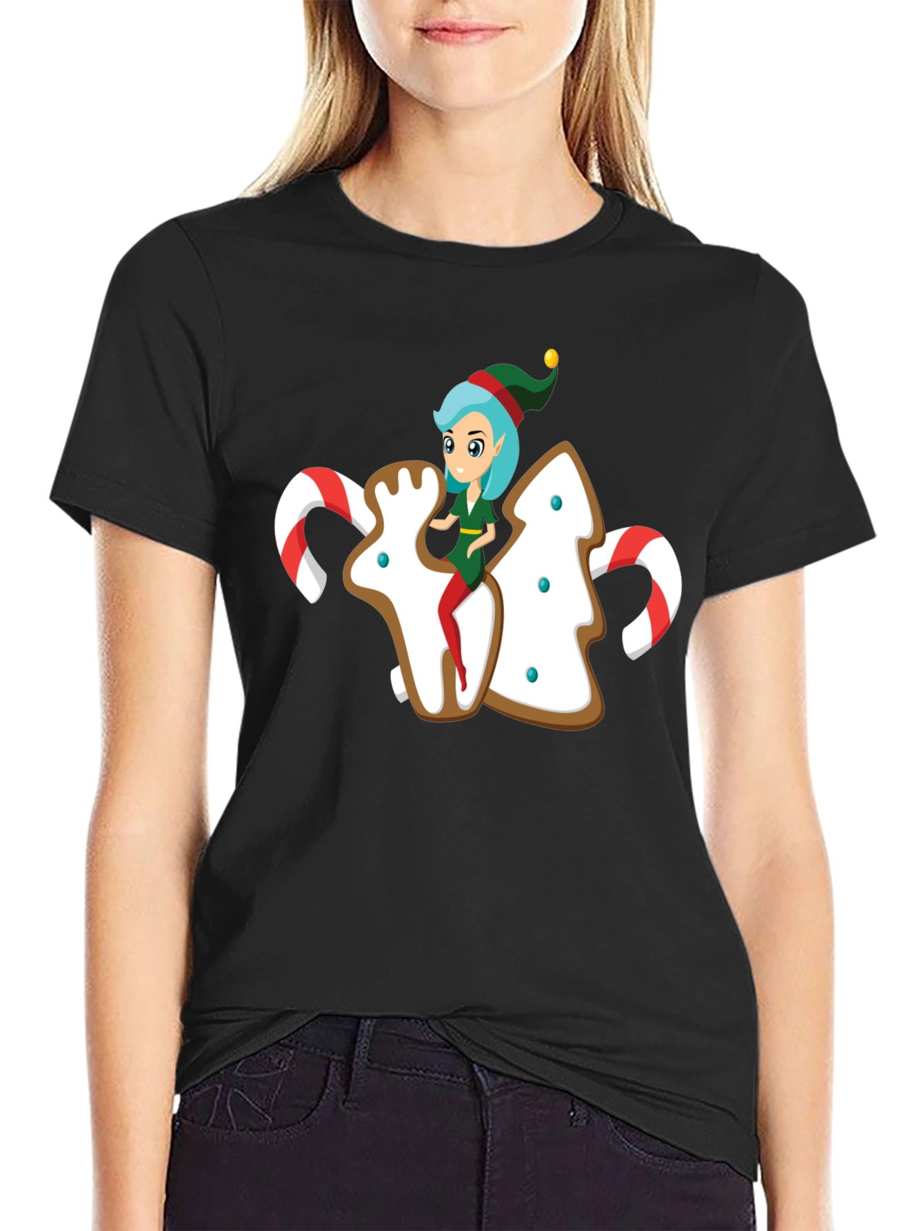 Festive Holiday Elf T-Shirt