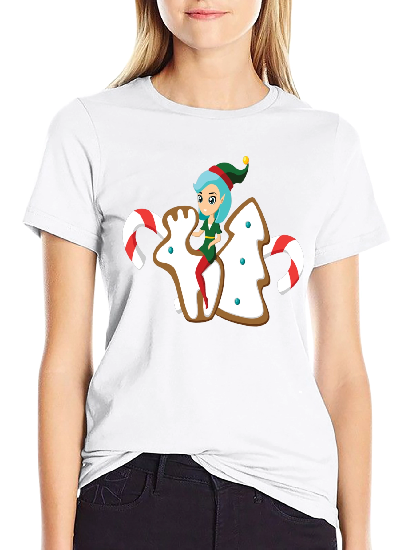Festive Holiday Elf T-Shirt