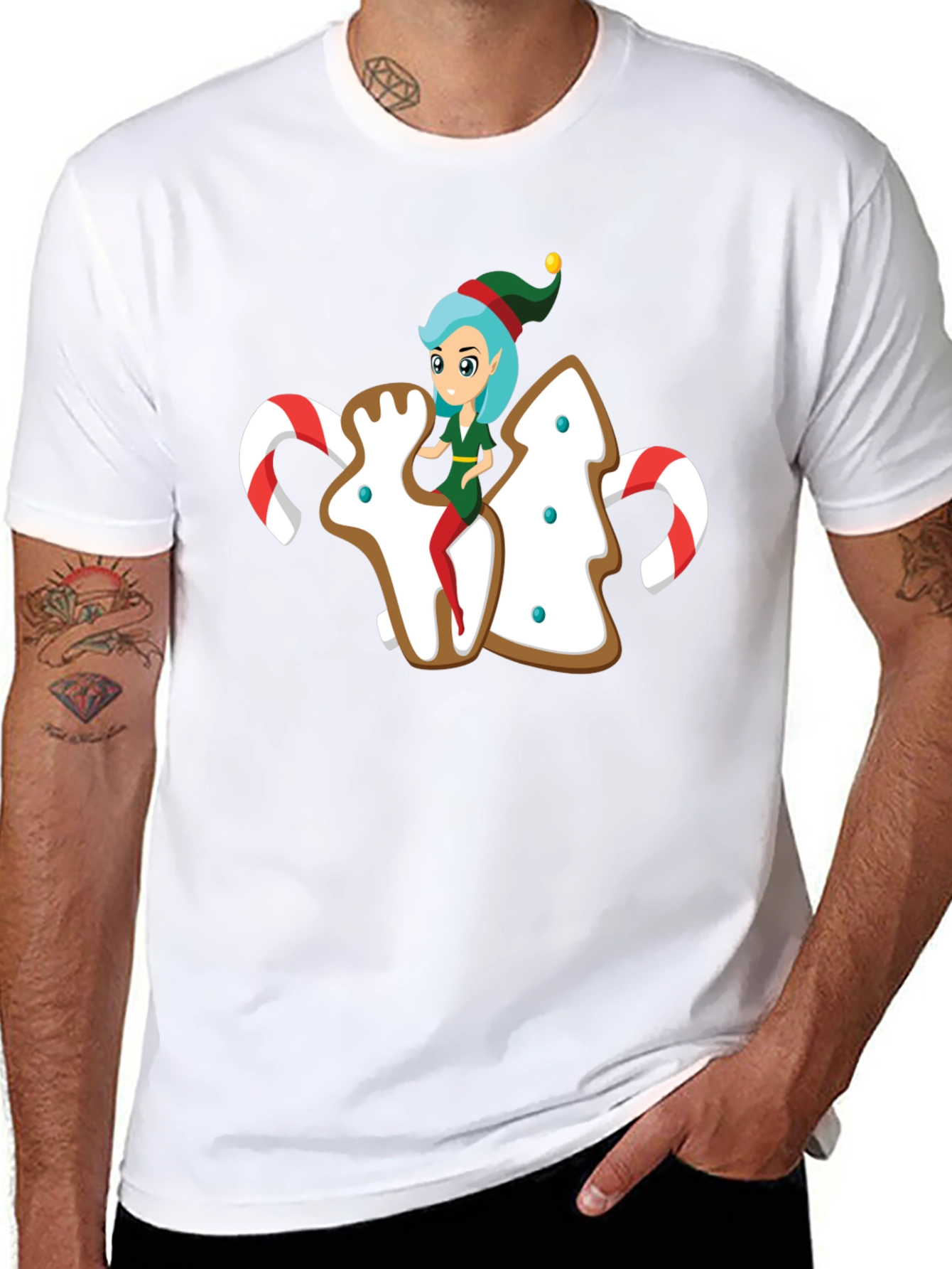 Festive Holiday Elf T-Shirt