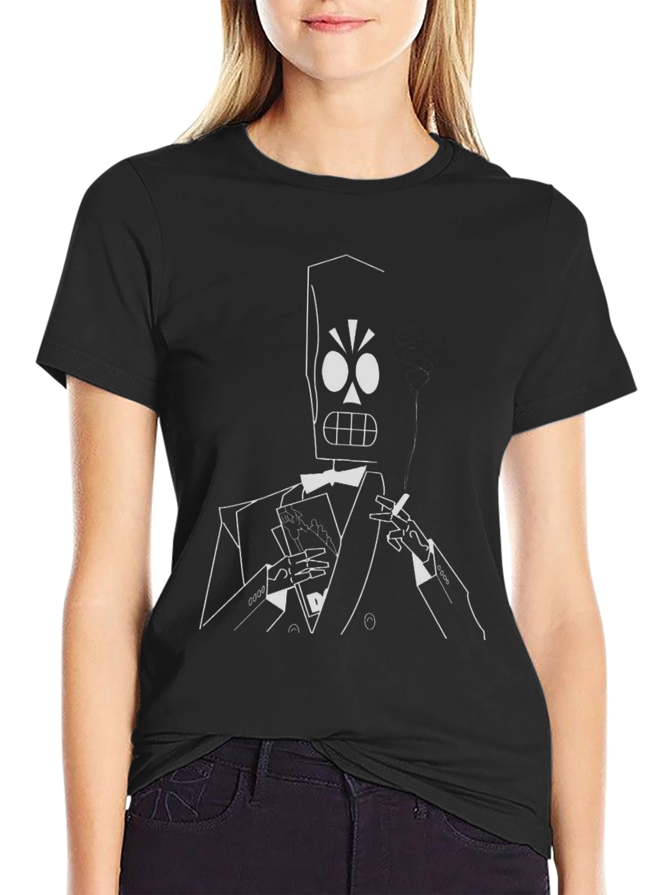 Grim Fandango Style T-Shirt - Black