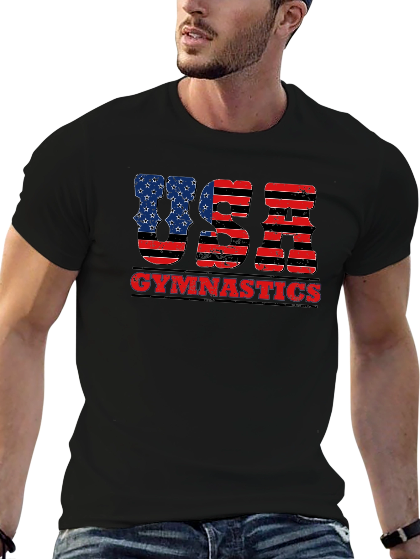 USA Gymnastics Patriotic Graphic T-Shirt