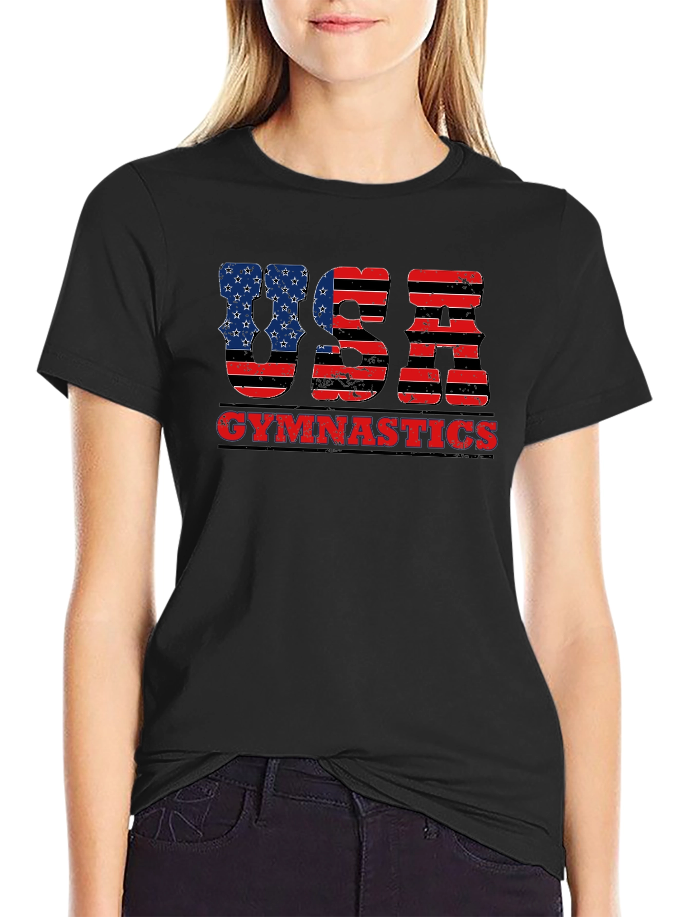 USA Gymnastics Patriotic Graphic T-Shirt