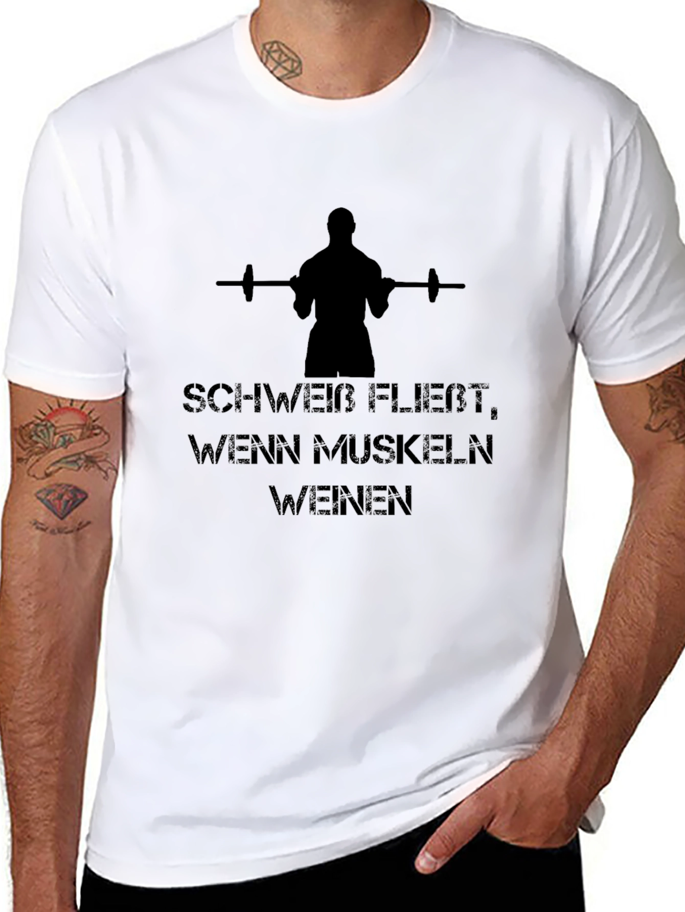 Motivational Gym Black T-Shirt