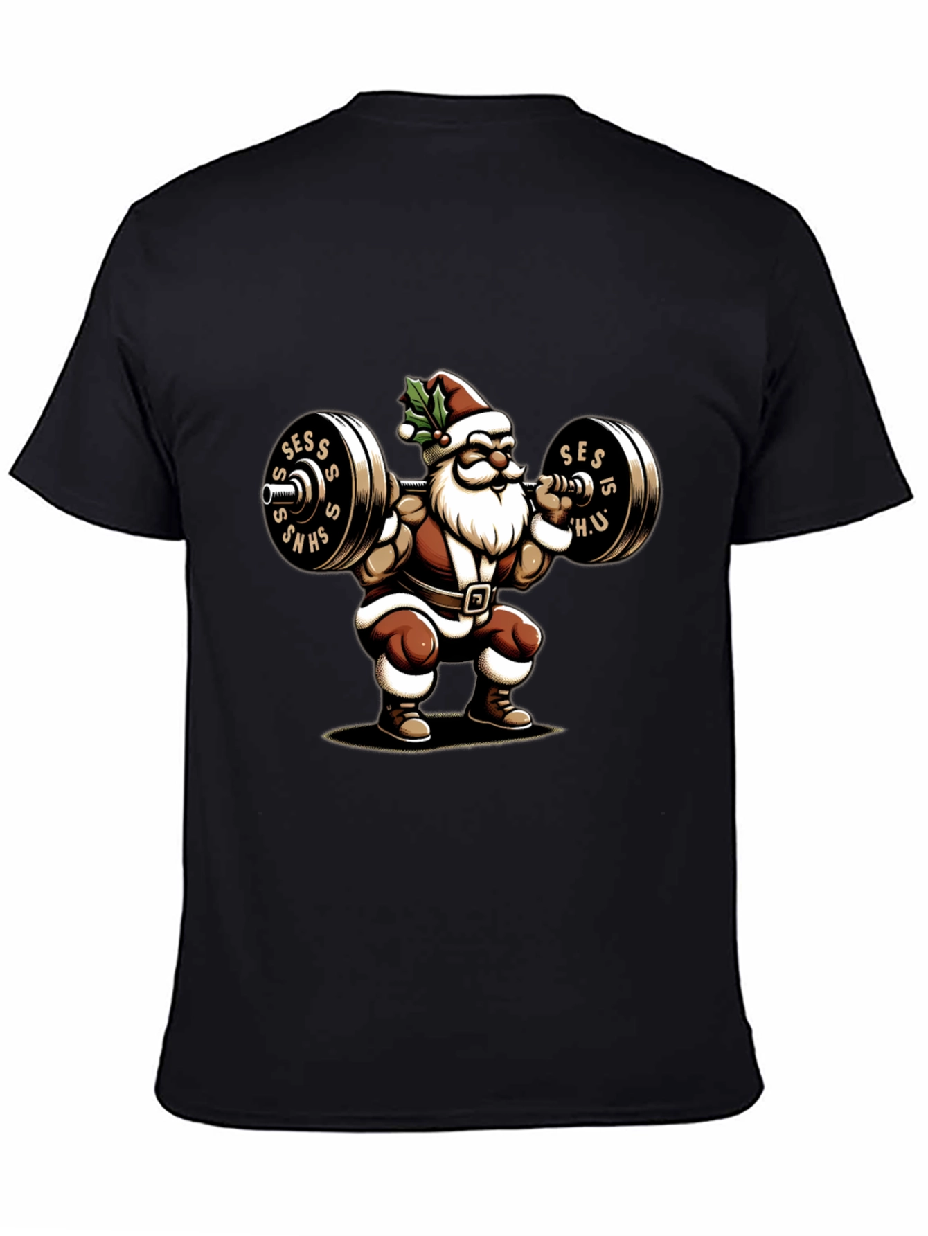 Santa Claus Gym T-Shirt
