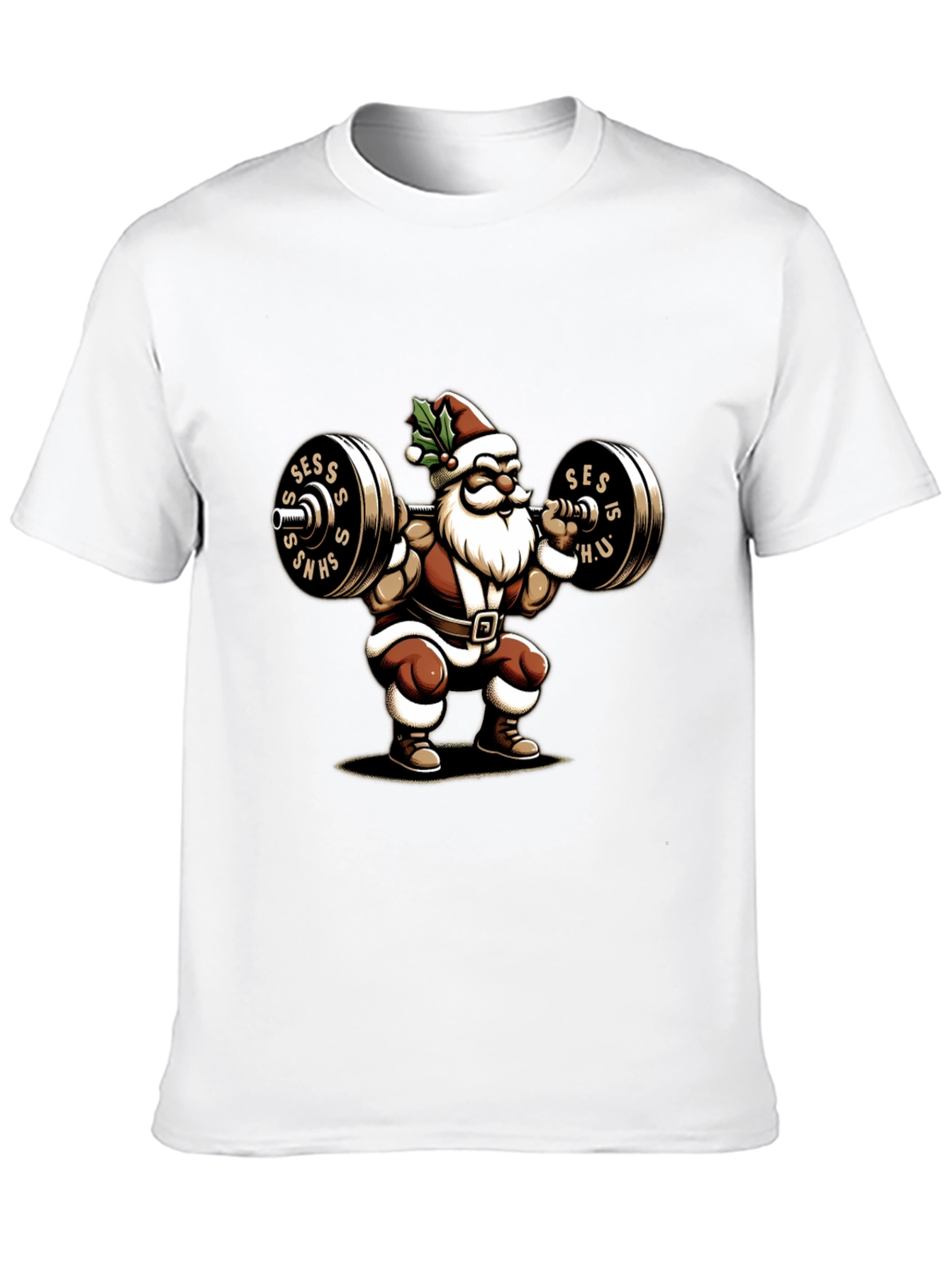 Santa Claus Gym T-Shirt