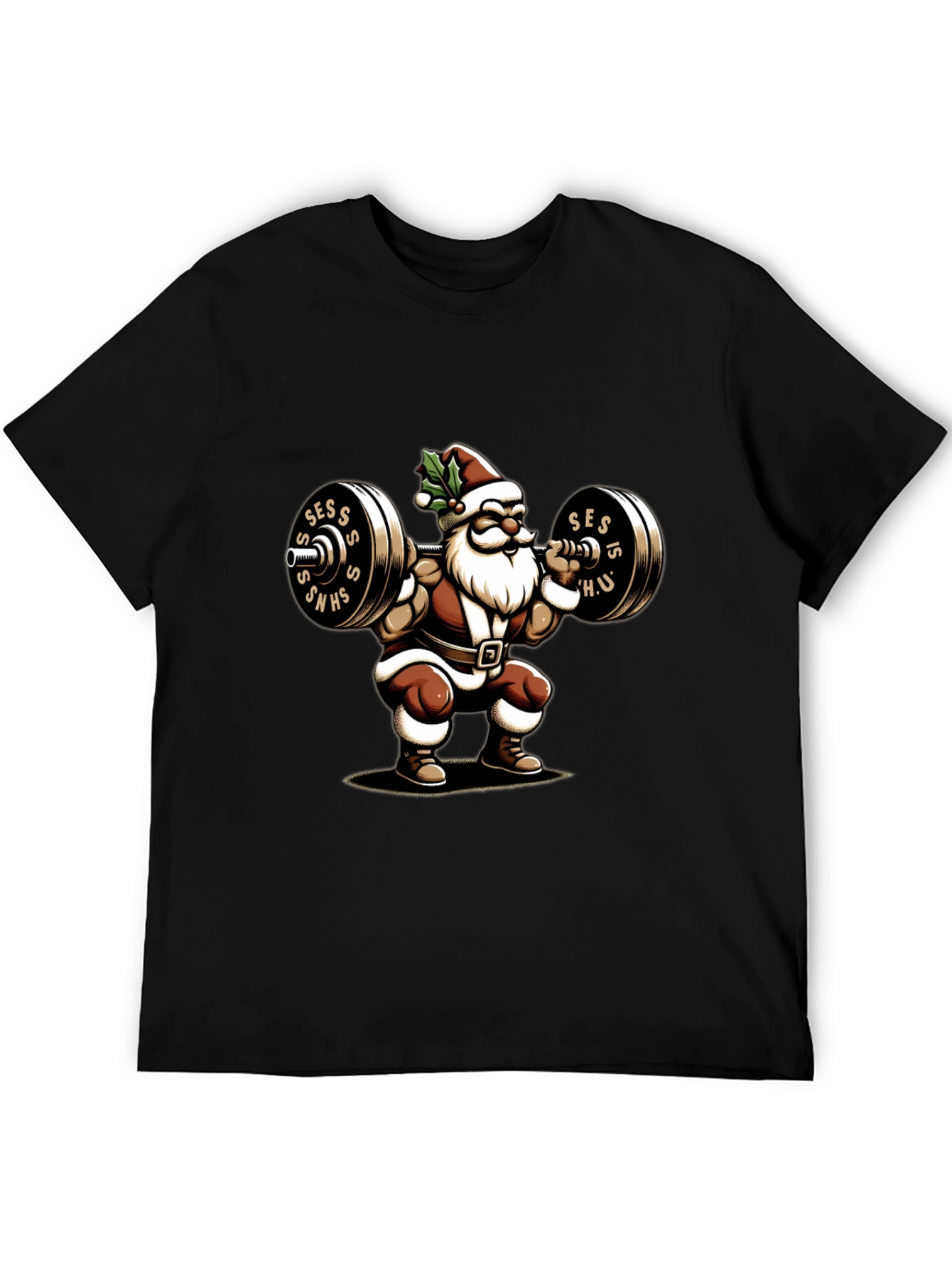 Santa Claus Gym T-Shirt