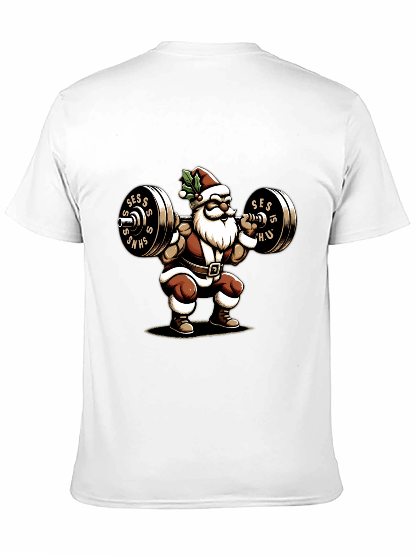 Santa Claus Gym T-Shirt