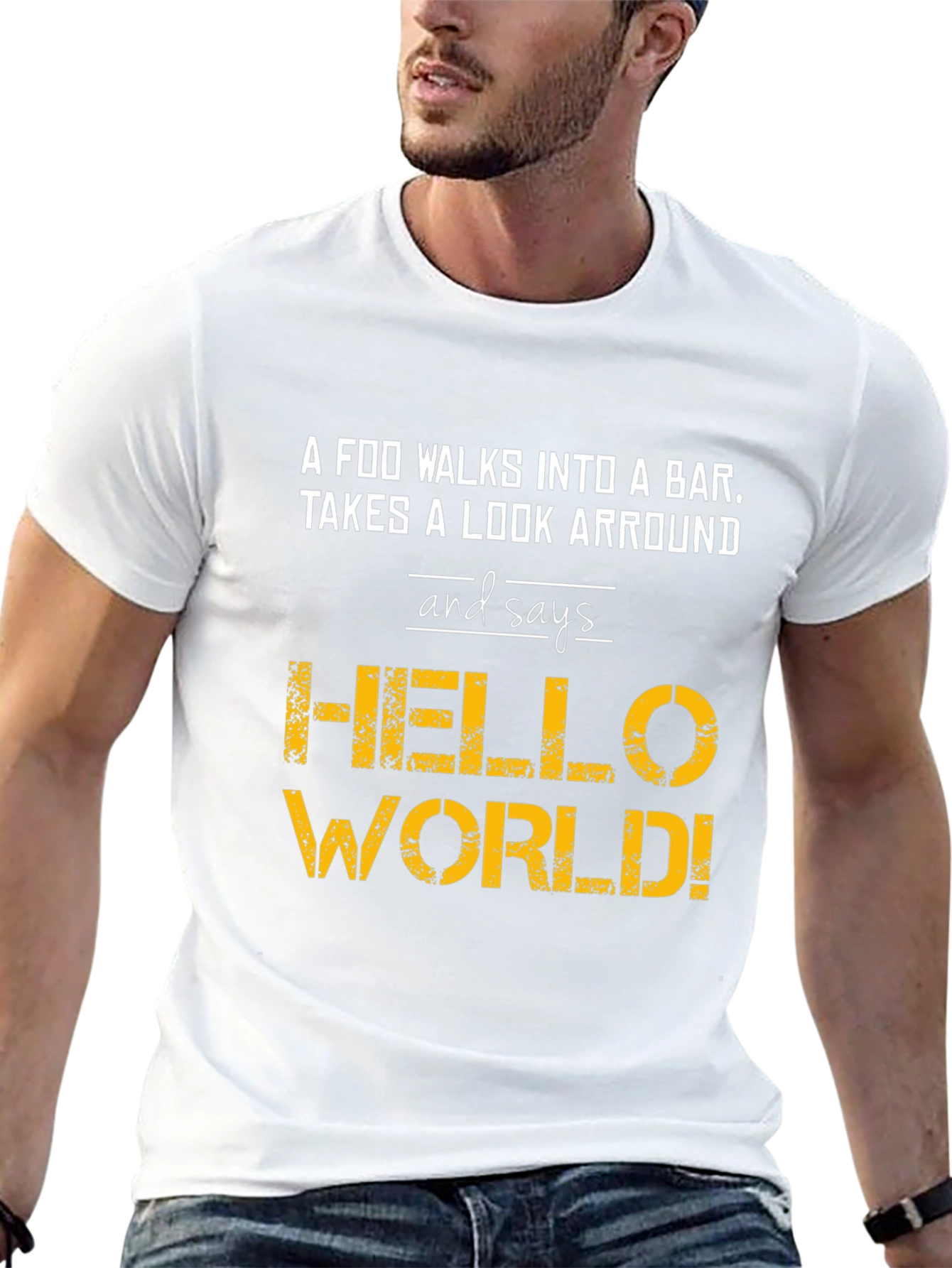 Hello World Programmer Joke T-Shirt