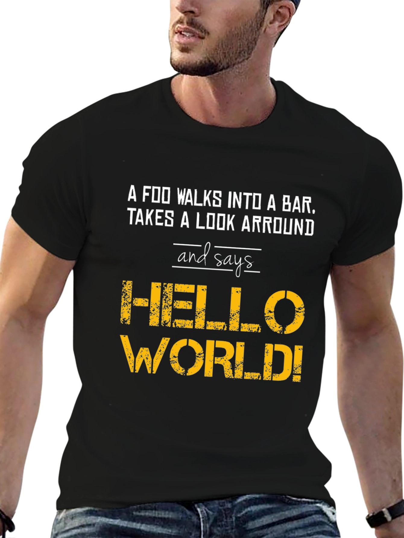 Hello World Programmer Joke T-Shirt