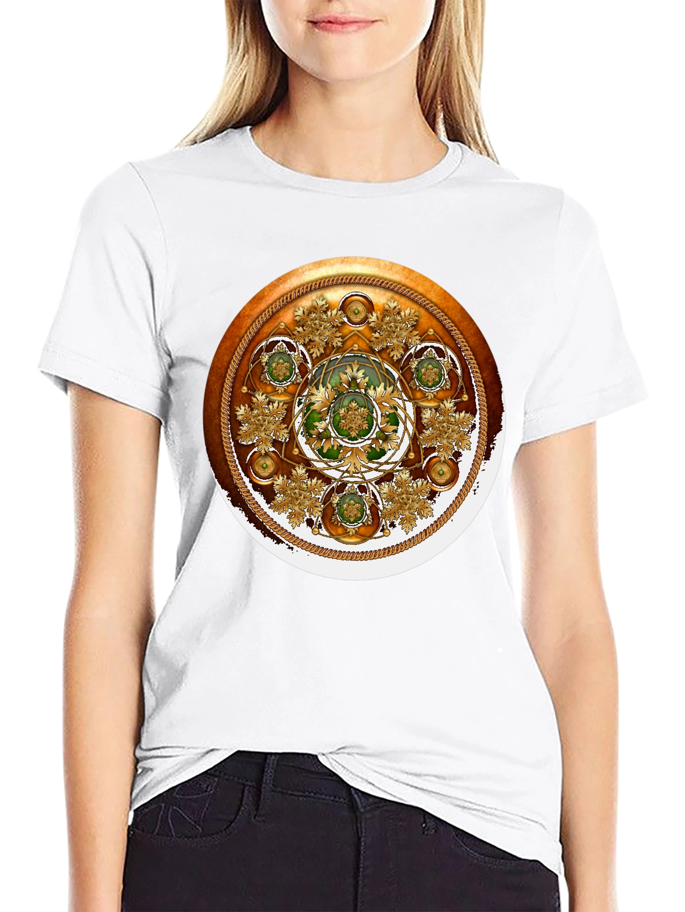 Ornate Celtic Medallion Graphic Tee