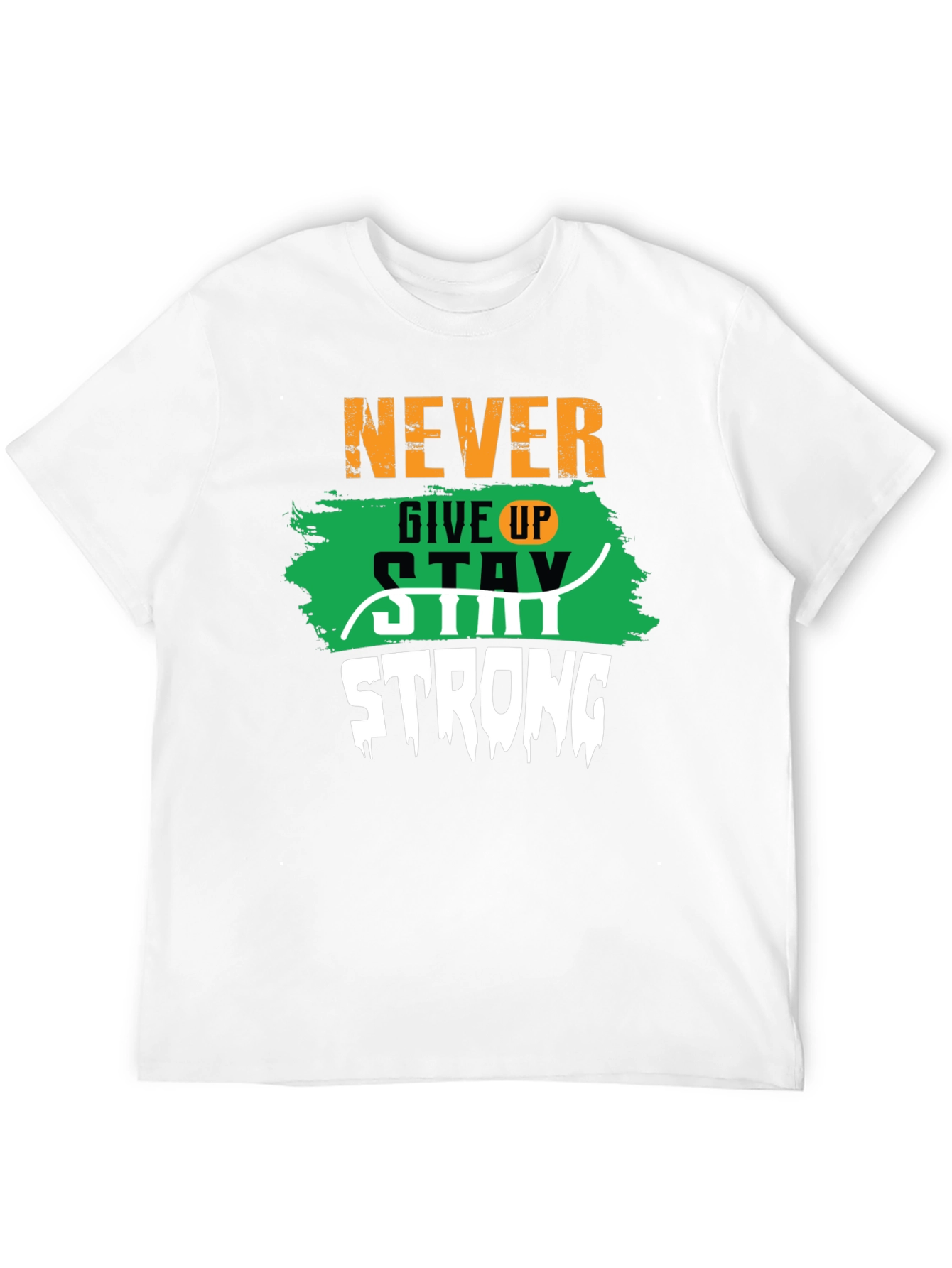 Never Give Up Motivational T-Shirt