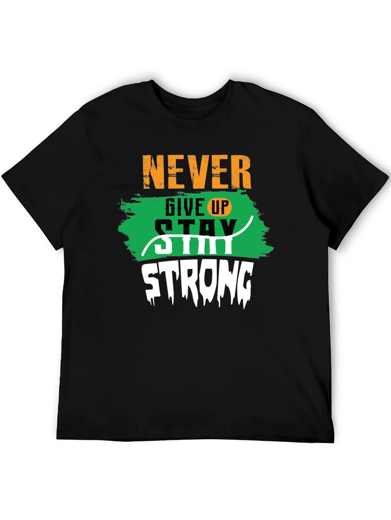 Never Give Up Motivational T-Shirt