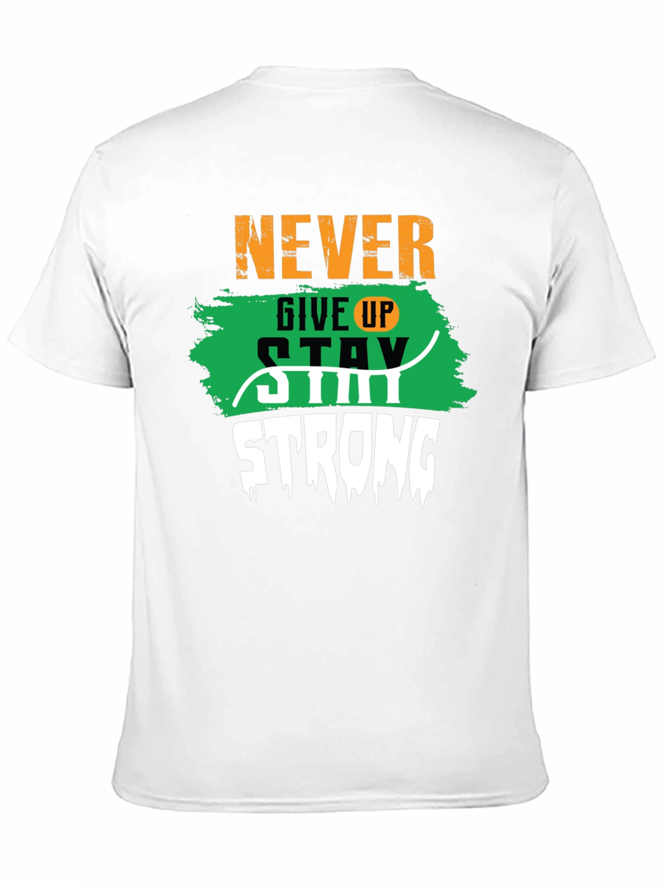 Never Give Up Motivational T-Shirt