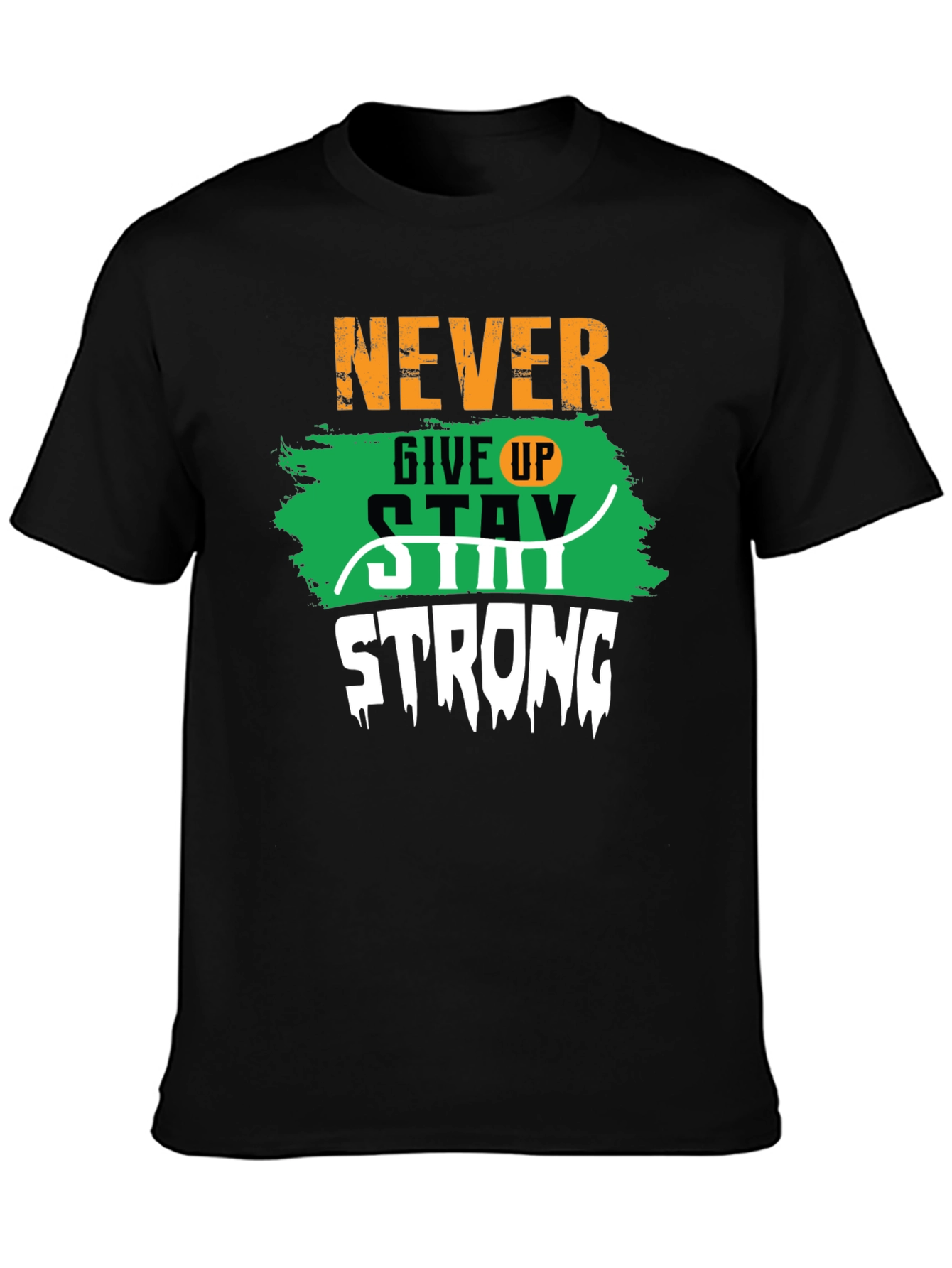 Never Give Up Motivational T-Shirt