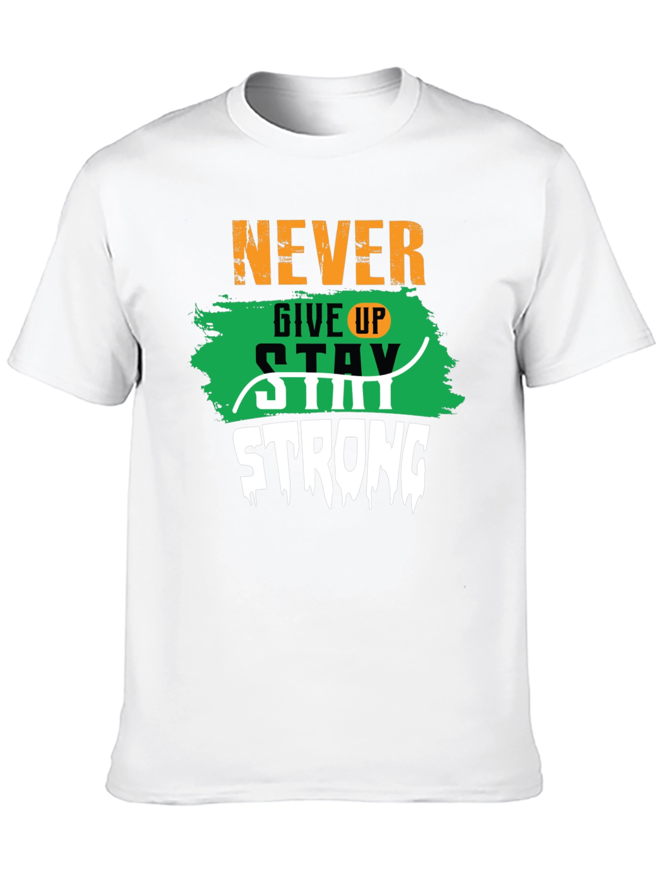Never Give Up Motivational T-Shirt