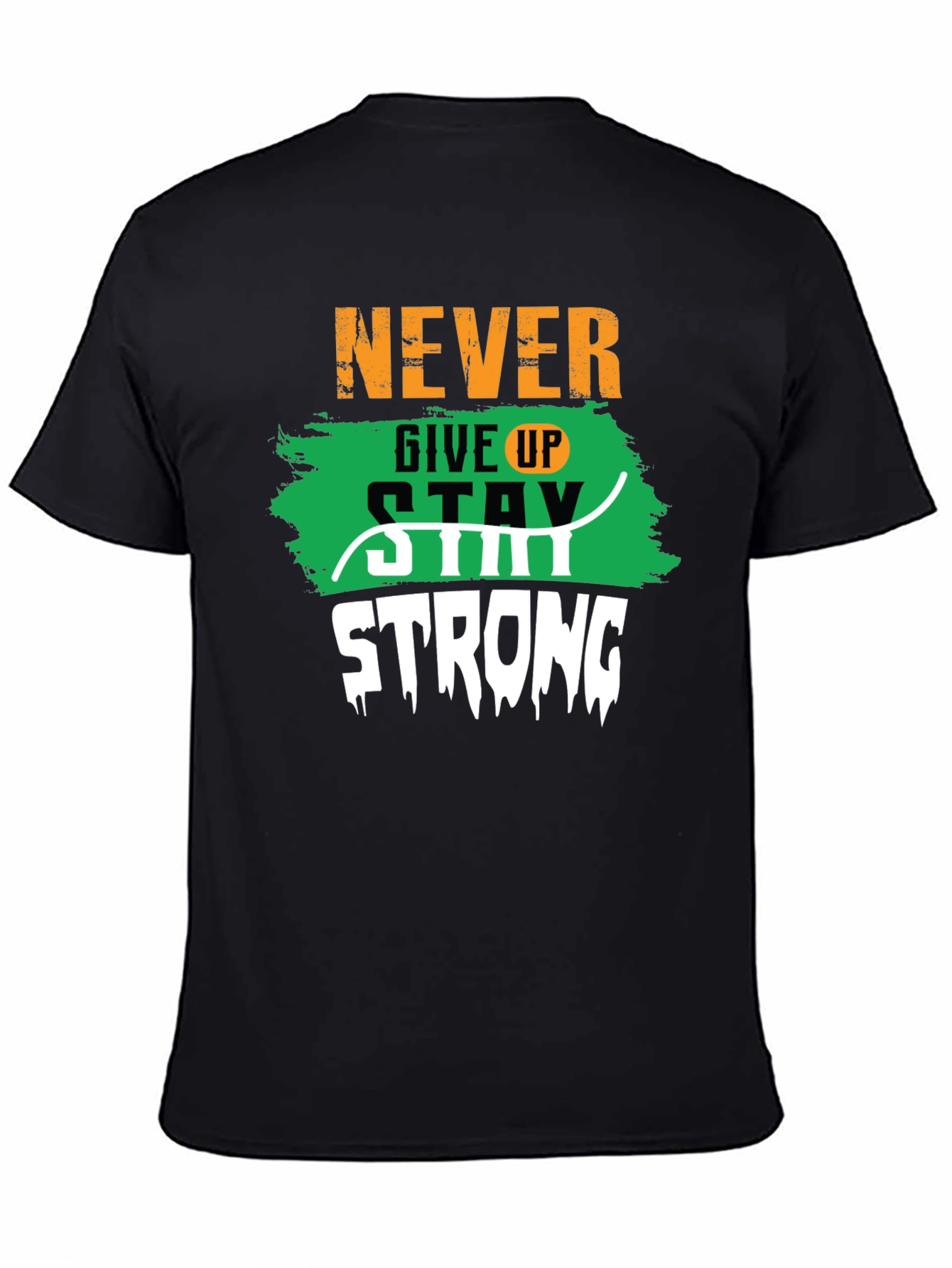 Never Give Up Motivational T-Shirt