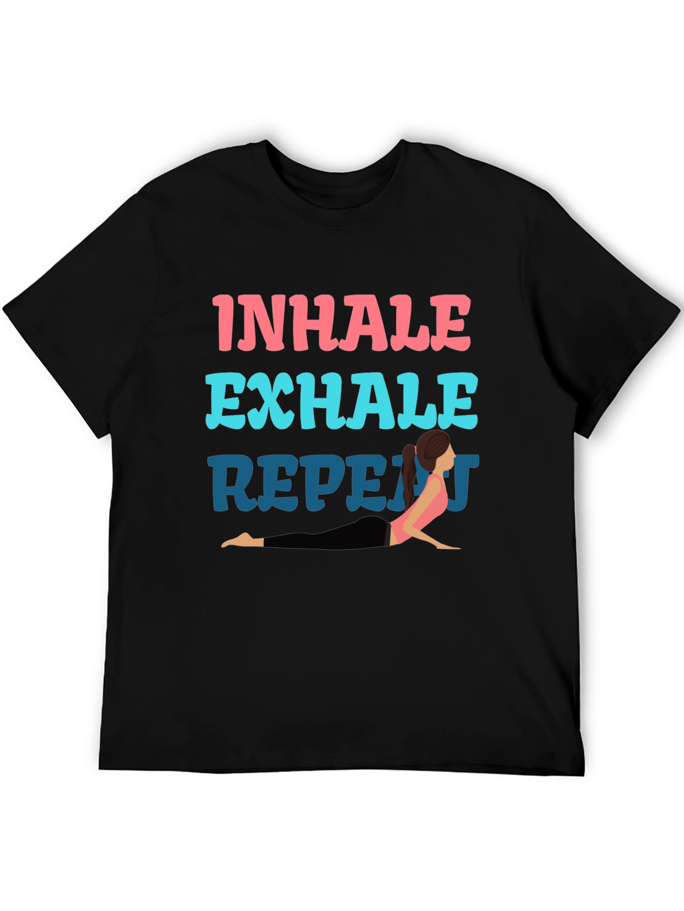 Inhale Exhale Yoga Graphic Tee