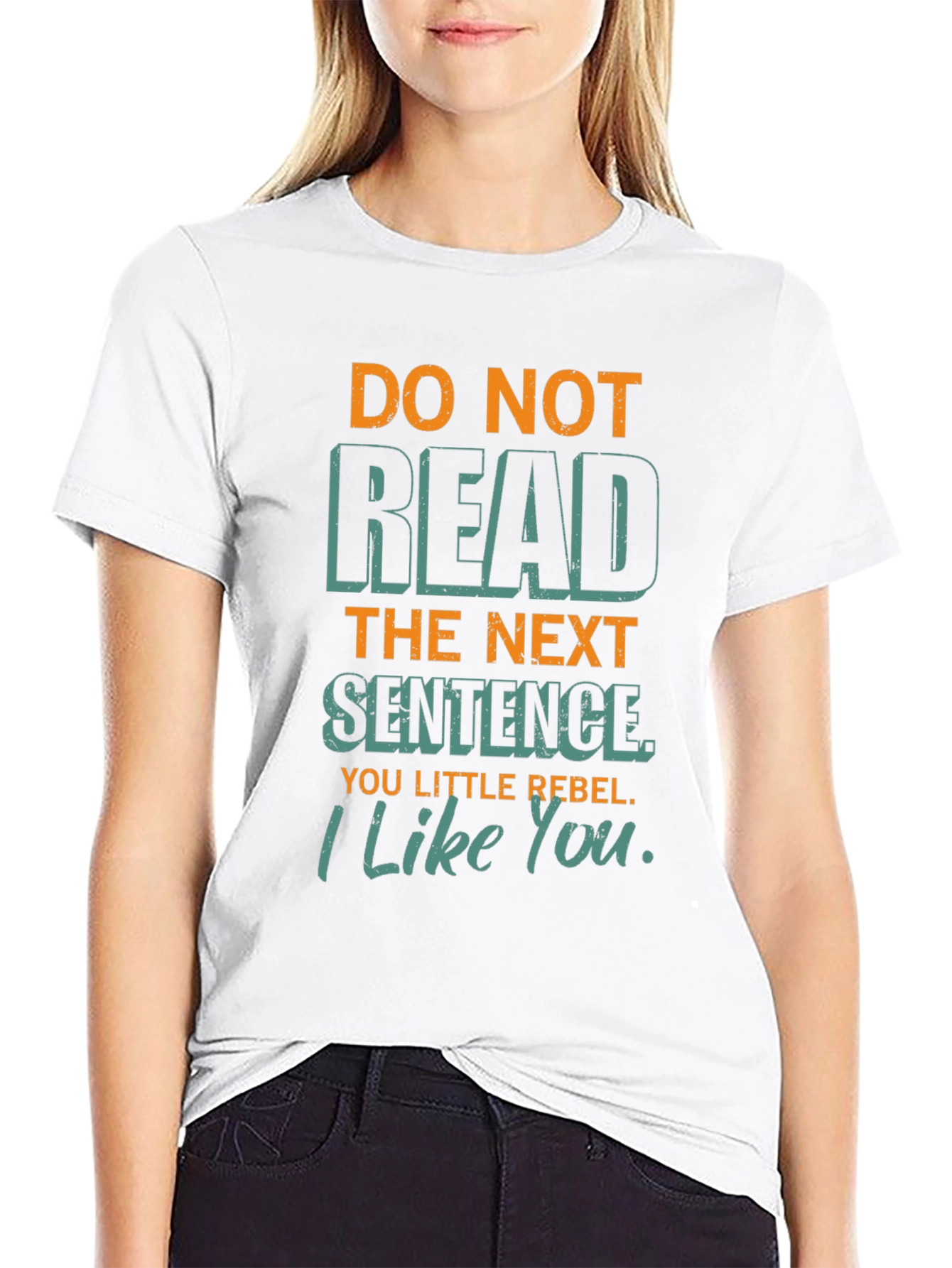 Do Not Read T-Shirt Funny Rebel Statement Tee