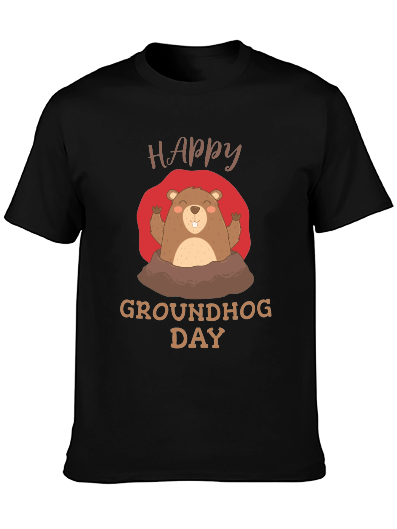 Happy Groundhog Day Graphic Tee