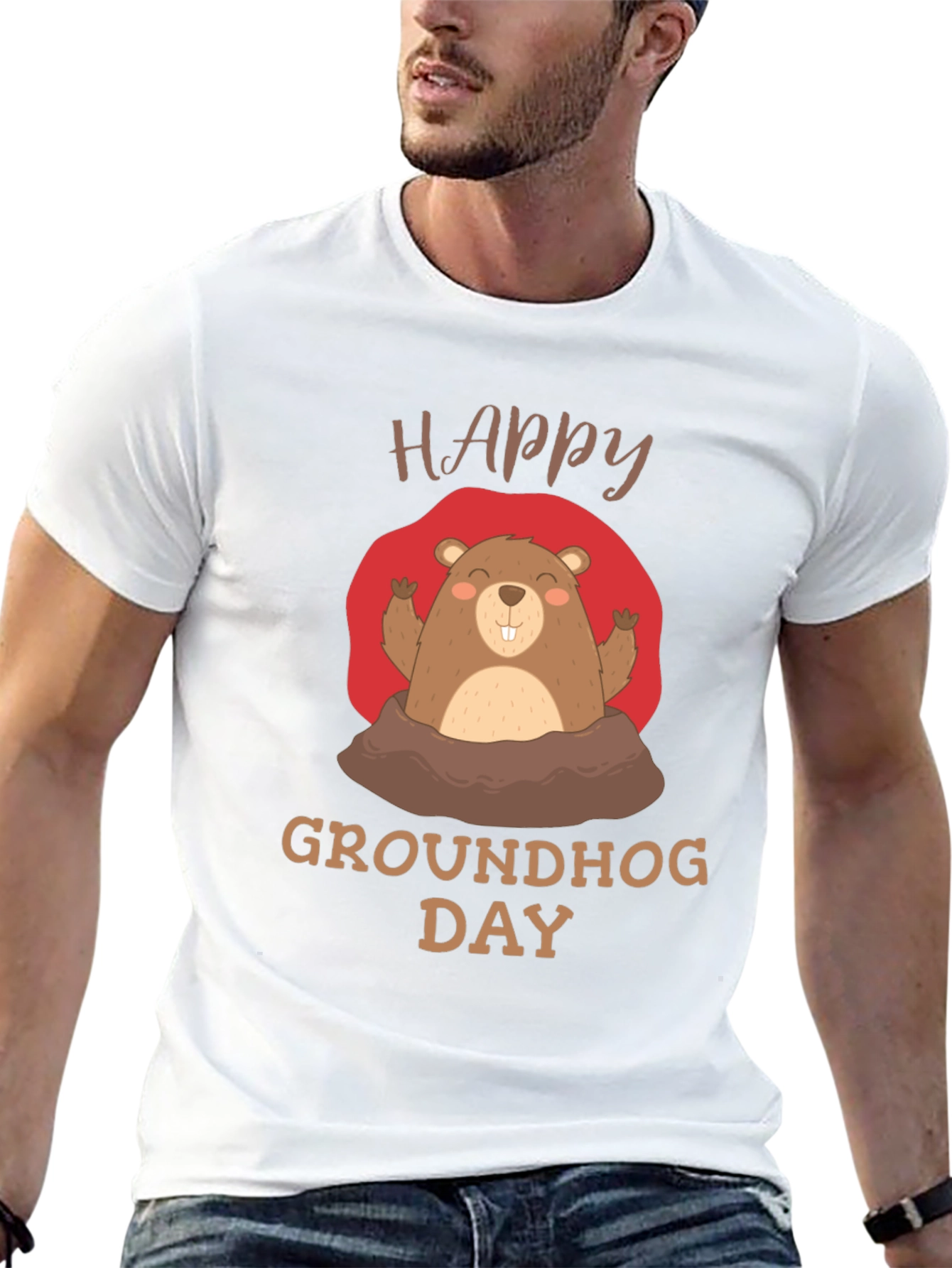Happy Groundhog Day Graphic Tee
