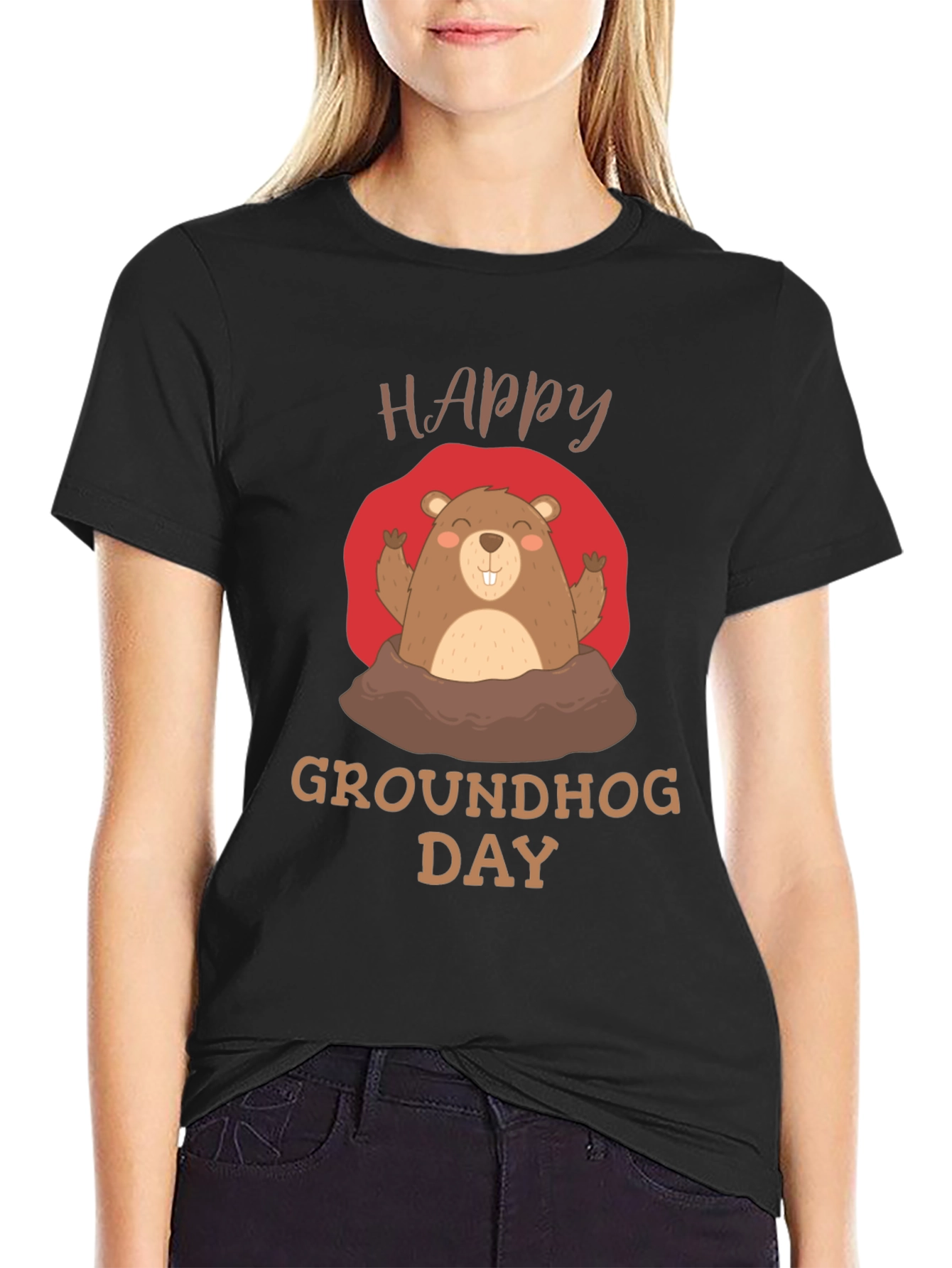 Happy Groundhog Day Graphic Tee