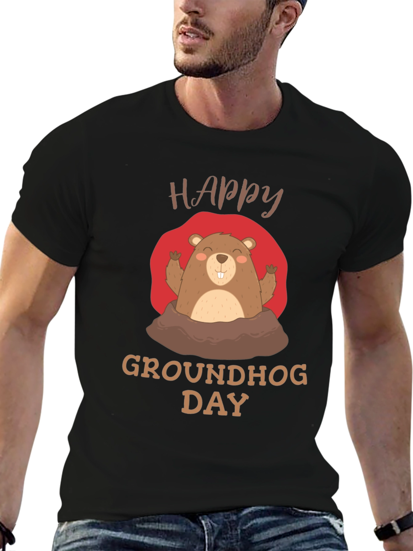 Happy Groundhog Day Graphic Tee