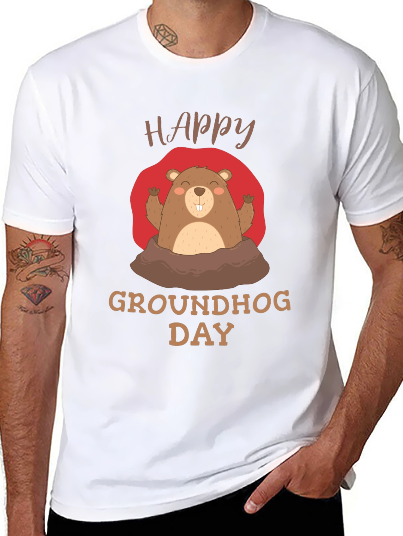 Happy Groundhog Day Graphic Tee