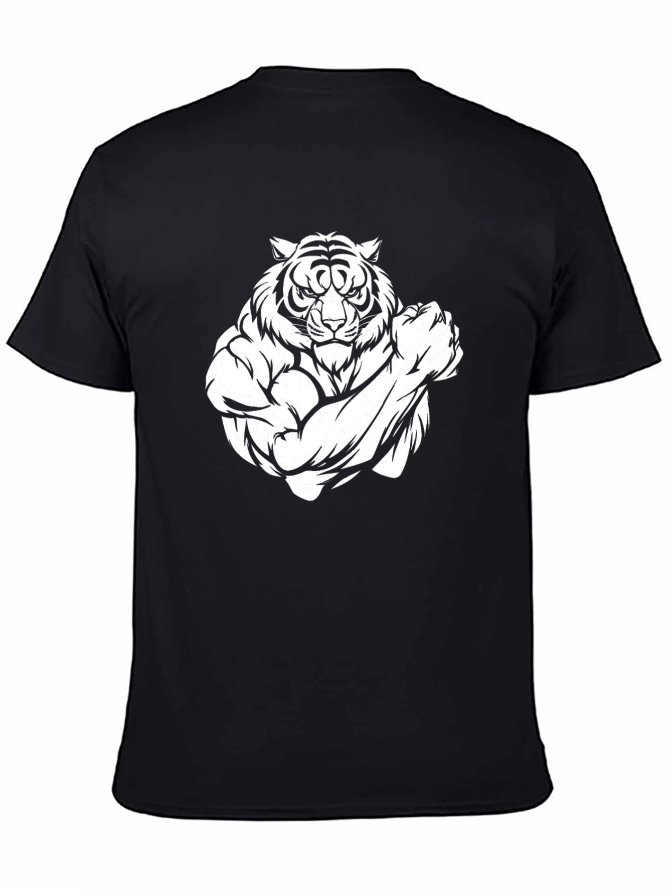 Tiger Muscle Graphic Tee - Black