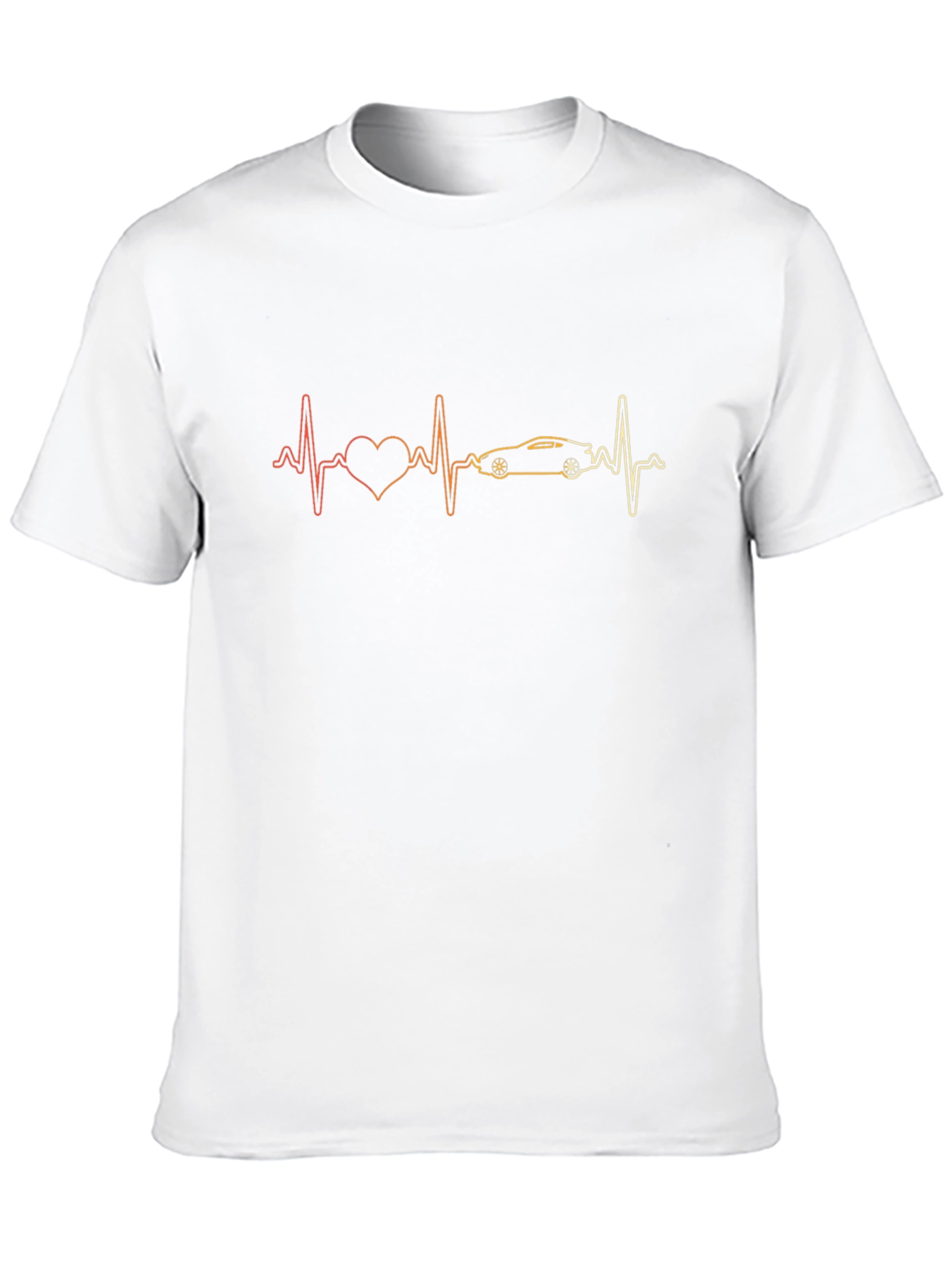 Car Heartbeat T-Shirt - Automotive Enthusiast Apparel