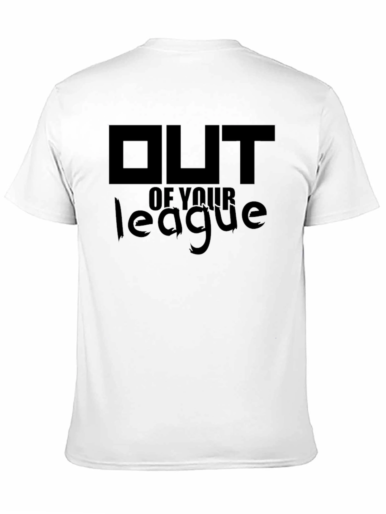 Out of Your League Black Graphic Tee