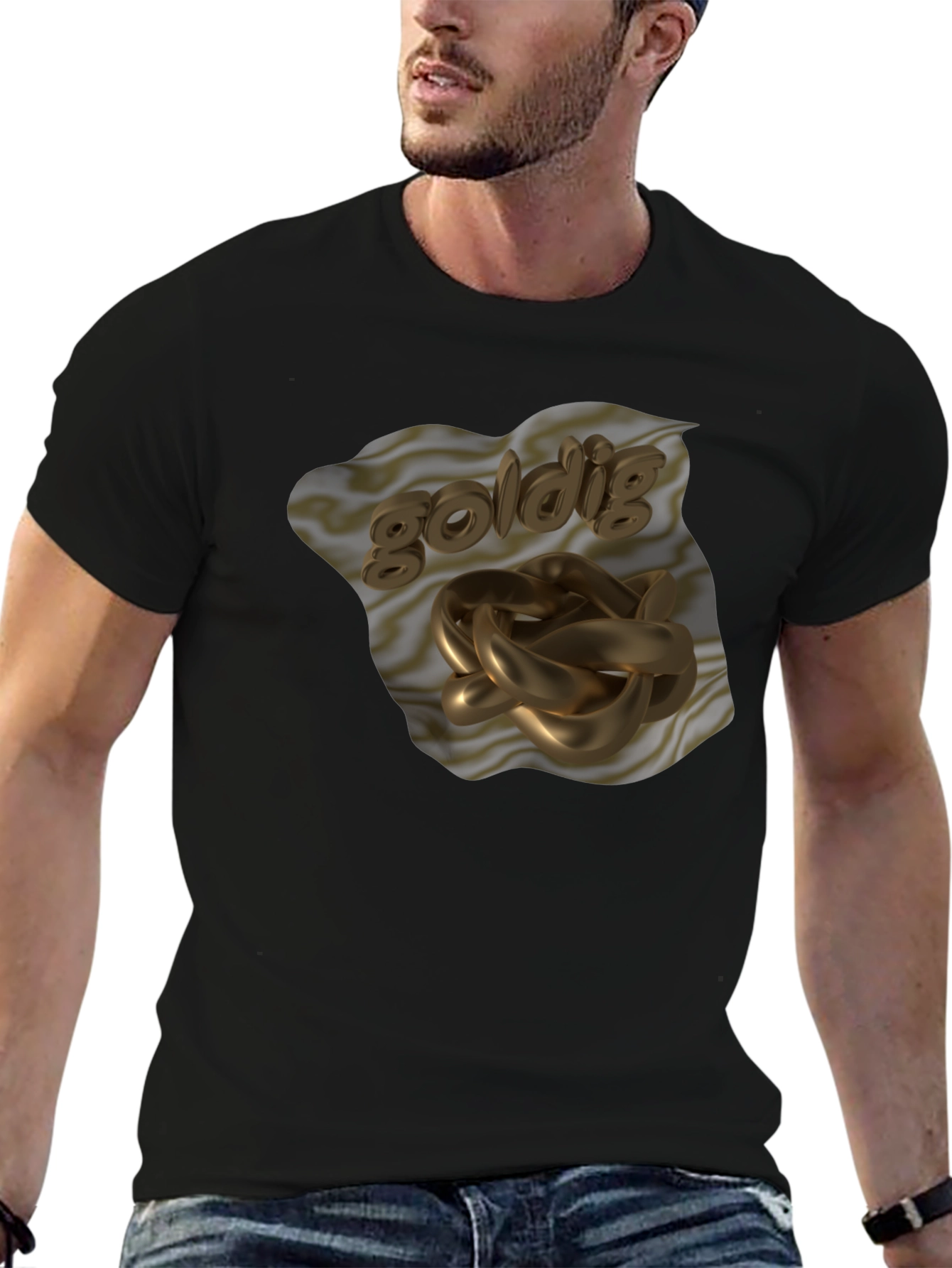 Golddig T-Shirt - Unique Graphic Design