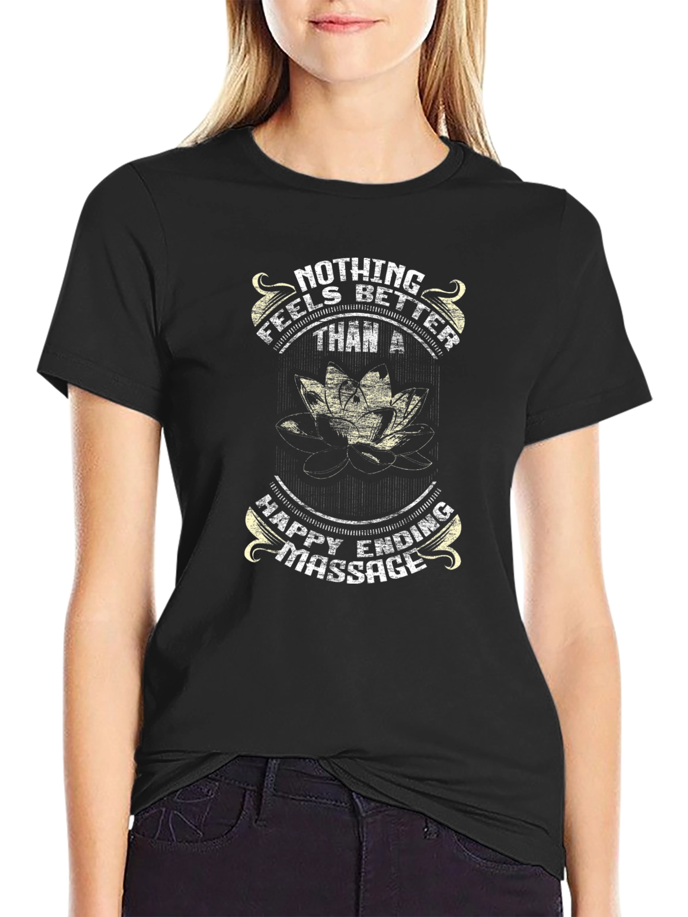 Funny Massage T-Shirt - Happy Ending Tee