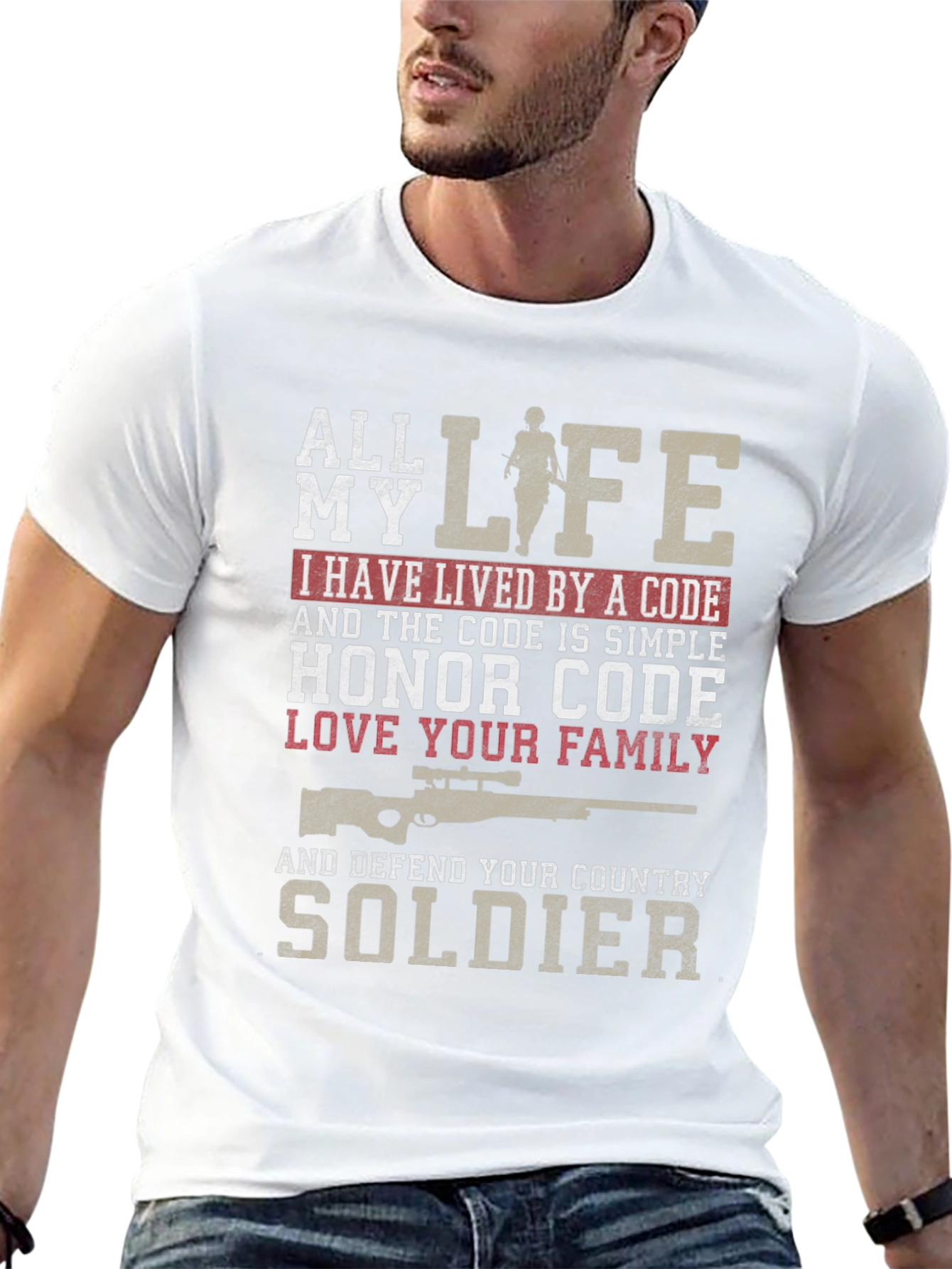 All My Life Honor Code Soldier T-Shirt