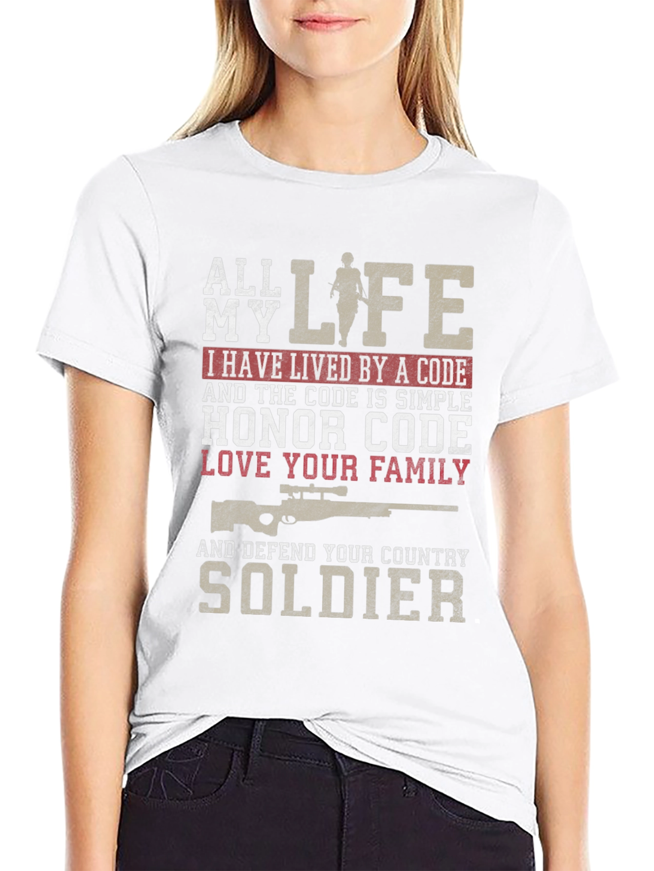 All My Life Honor Code Soldier T-Shirt