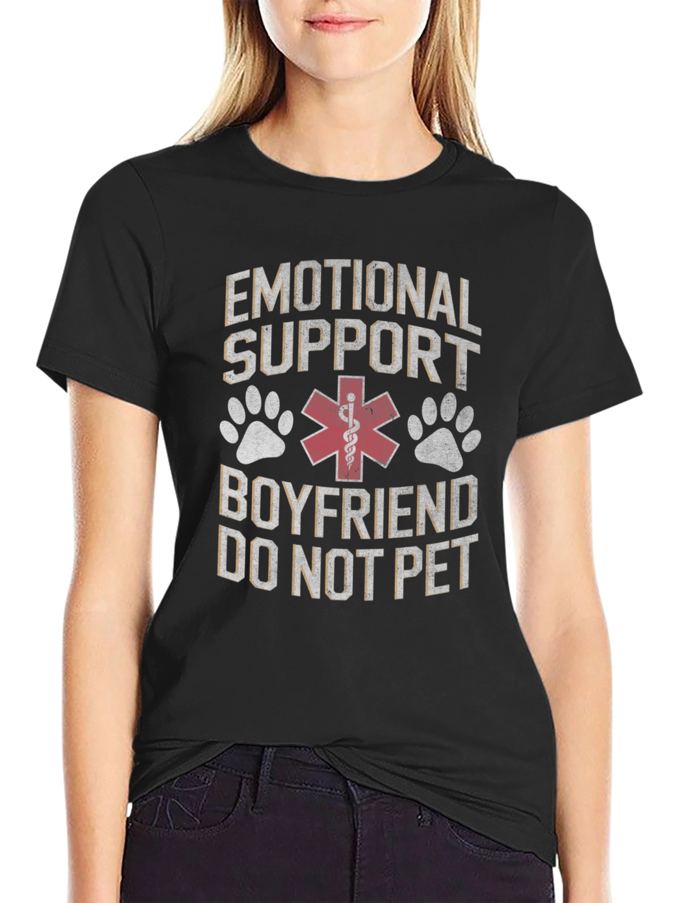 Emotional Support Boyfriend - Funny Novelty T-Shirt