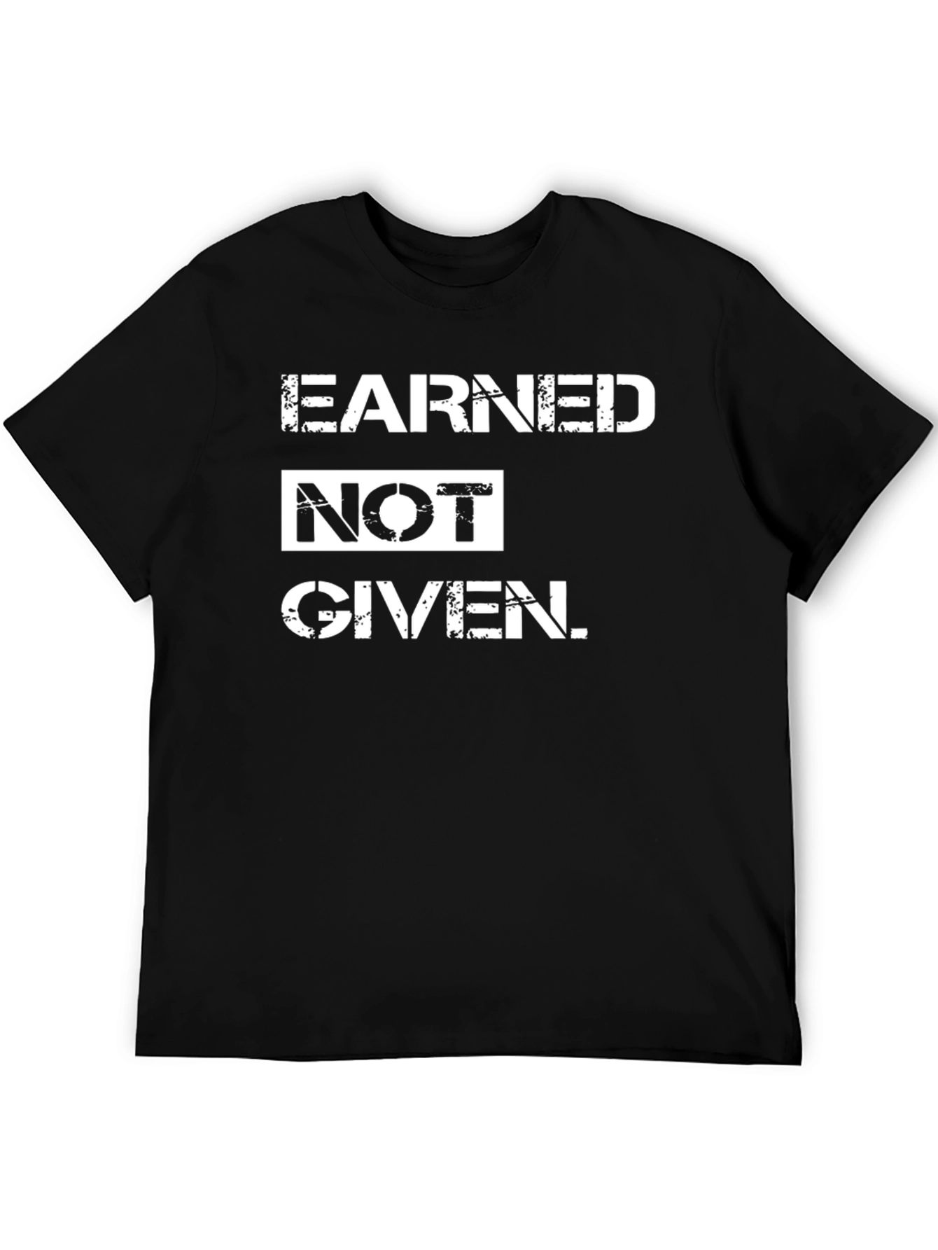 Earned Not Given T-Shirt - Black