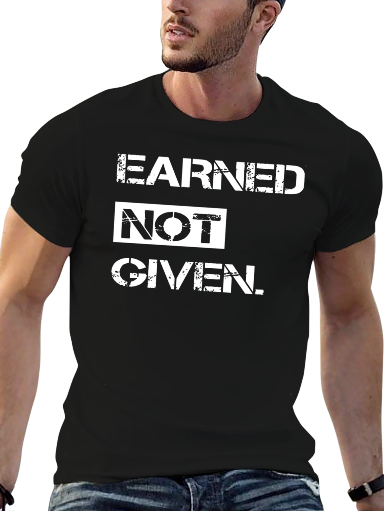 Earned Not Given T-Shirt - Black