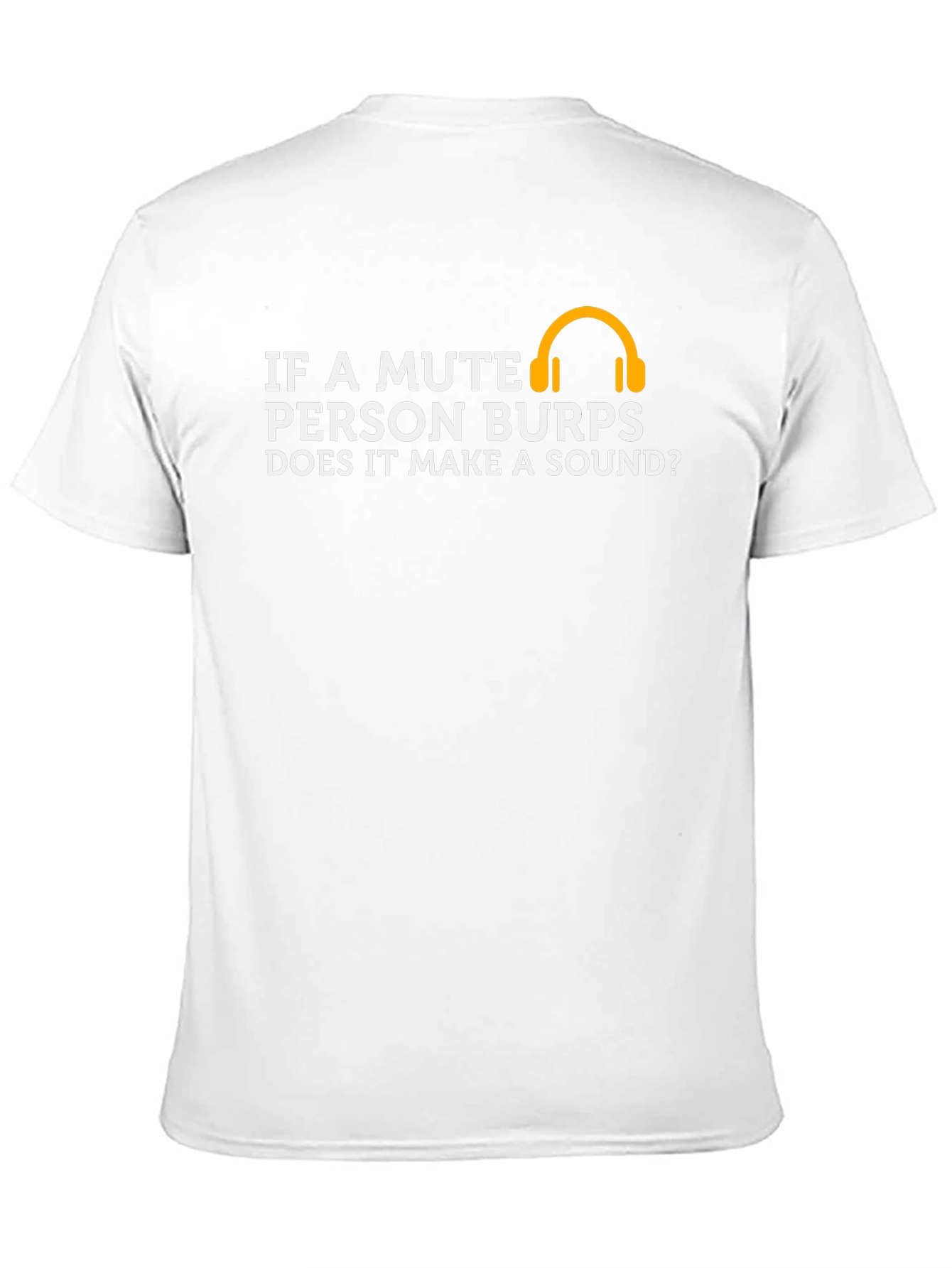 Mute Person Burp T-Shirt Funny Graphic Tee
