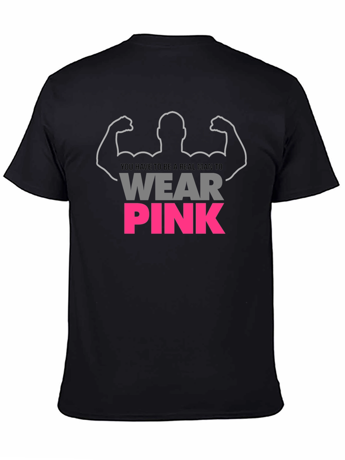 Real Man Wear Pink Graphic T-Shirt