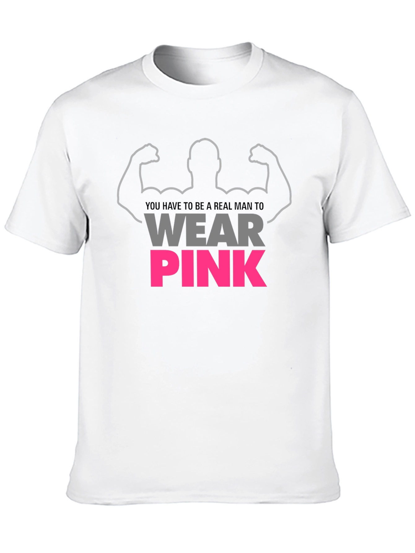 Real Man Wear Pink Graphic T-Shirt