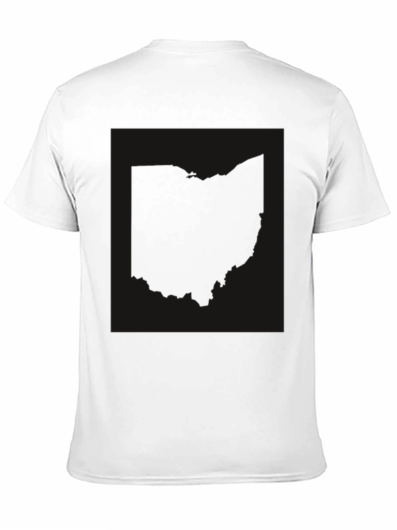 Black Graphic Tee - Ohio State Shape