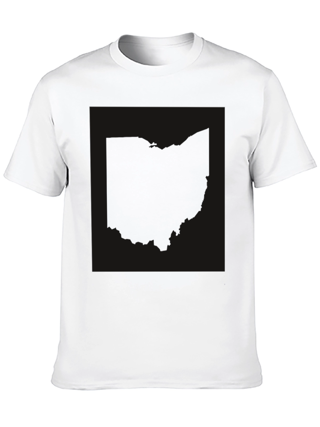 Black Graphic Tee - Ohio State Shape