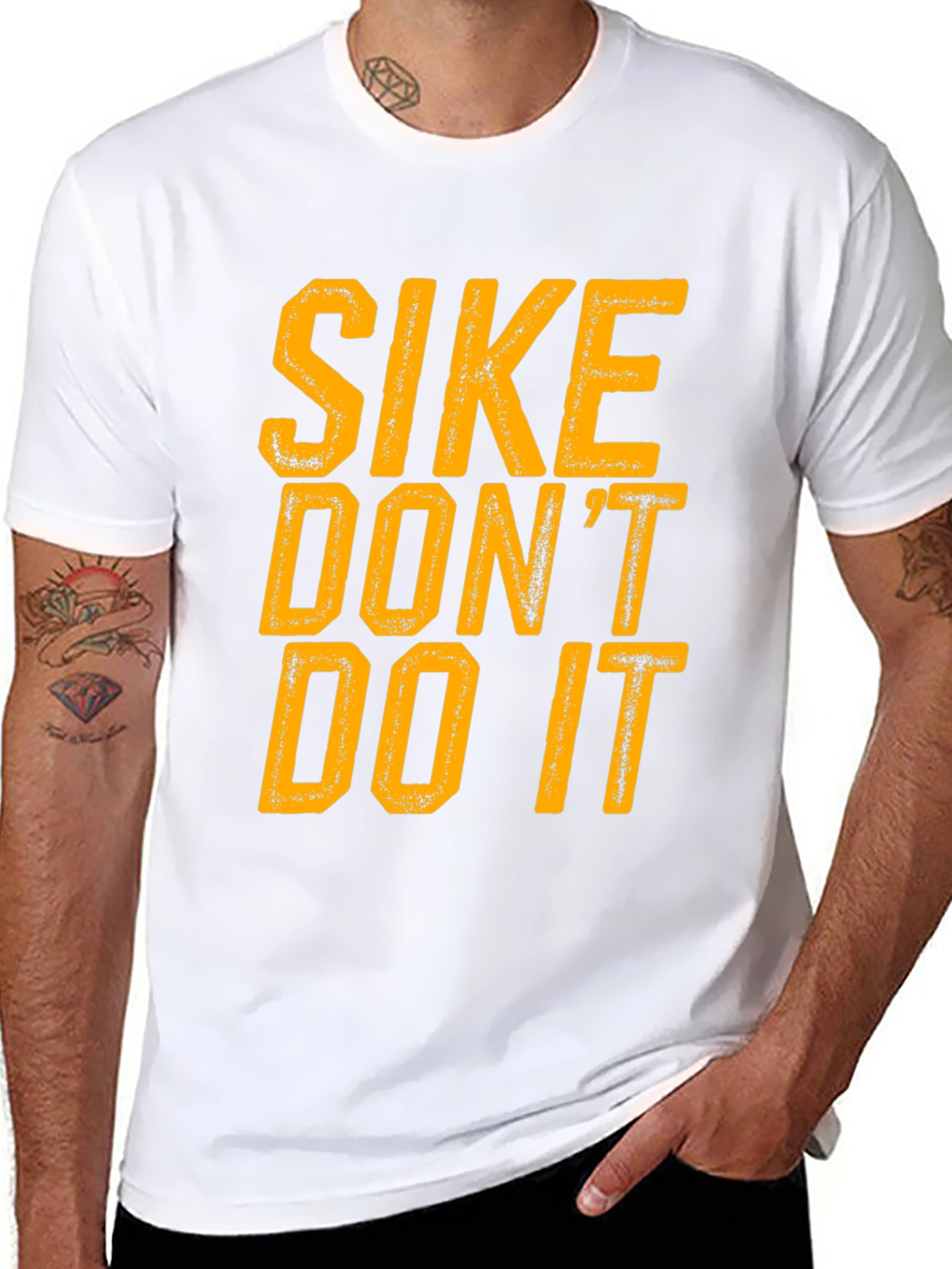 SIKE DONT DO IT - Graphic Print T-Shirt
