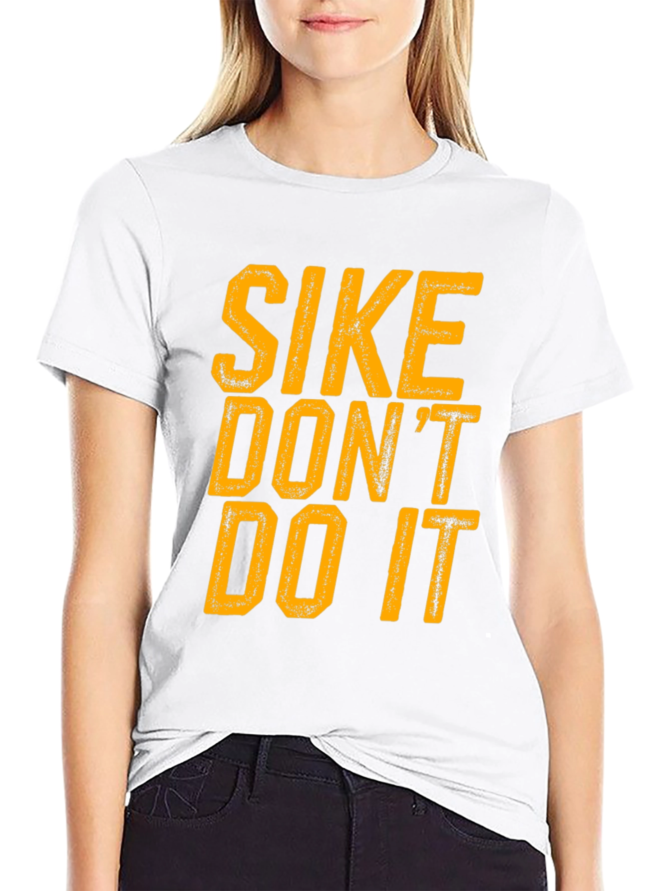 SIKE DONT DO IT - Graphic Print T-Shirt