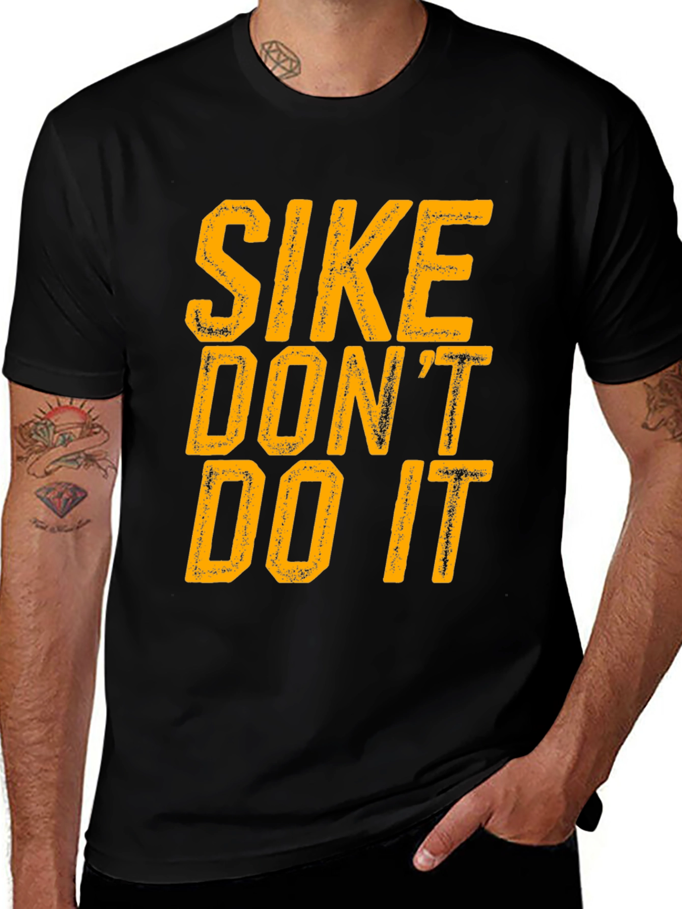 SIKE DONT DO IT - Graphic Print T-Shirt
